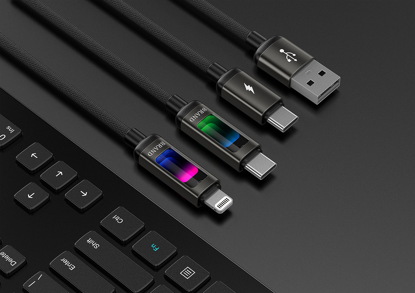 industrial design，product design，Mobile phone accessories 3C，data line，Charging line，Fast charging data line，