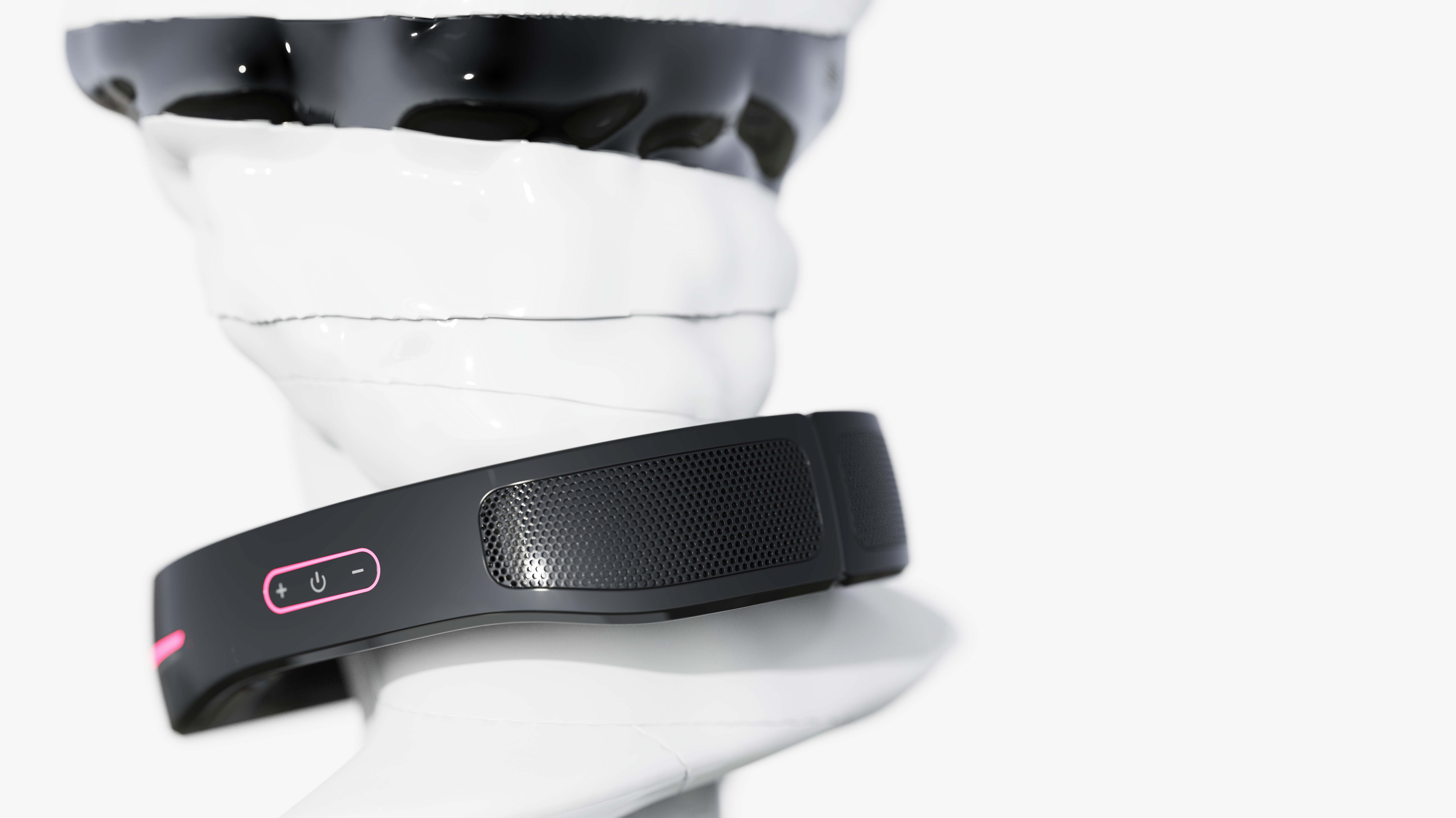 Hanging neck air conditioner，Fan，draft，