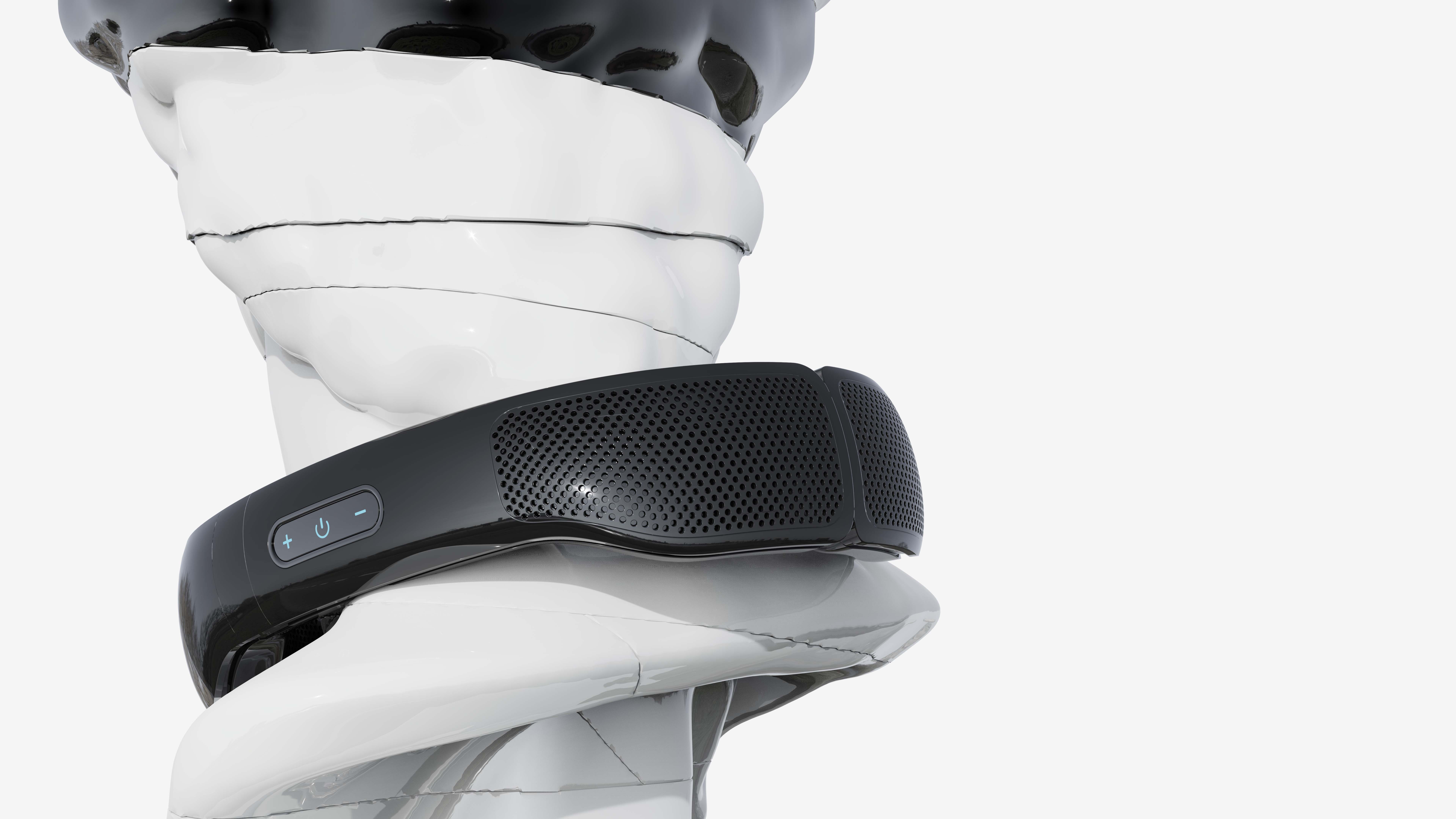 Hanging neck air conditioner，Fan，draft，