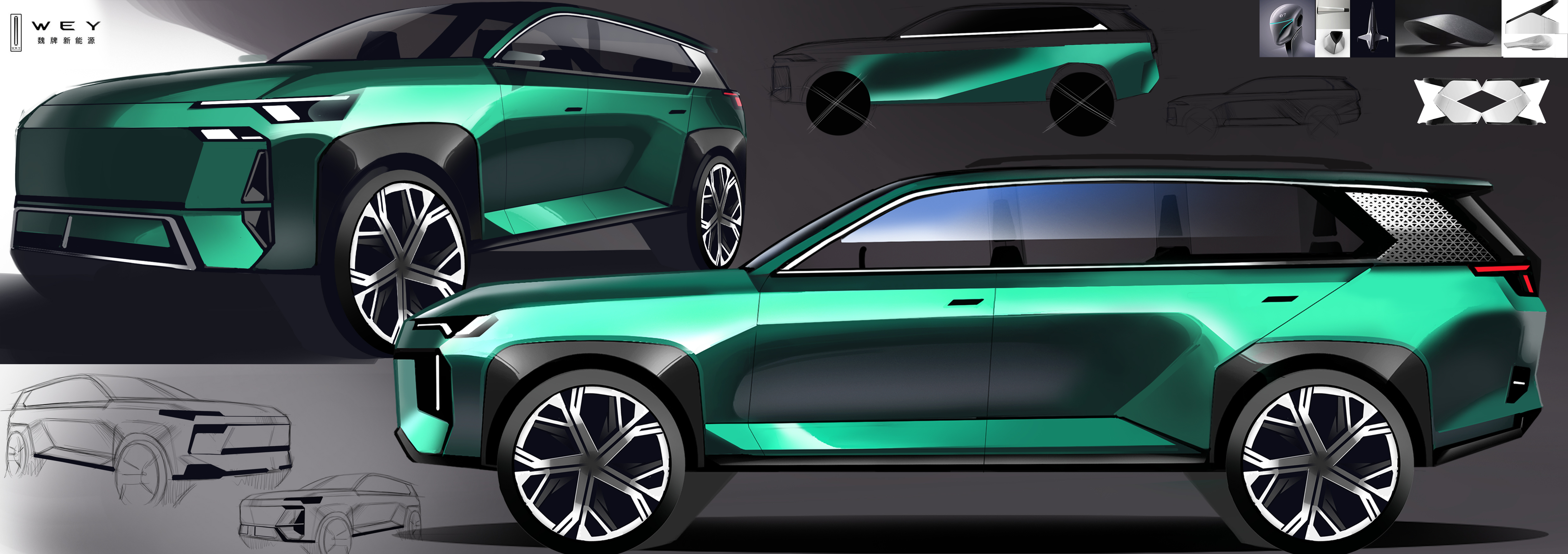 Automobile design，industrial design，car，cardesign，Automobile exterior decoration design，product design，