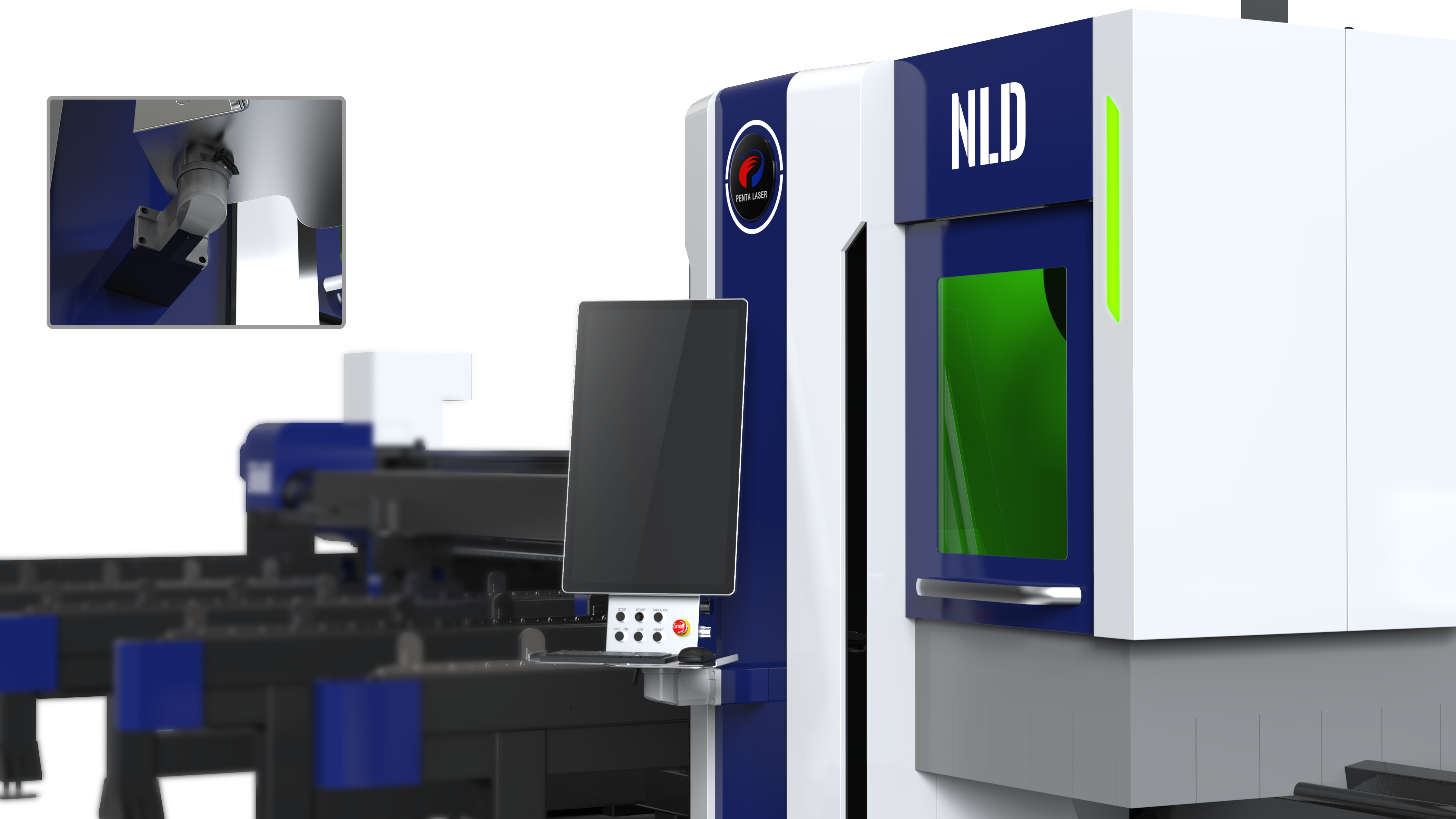 NDL series laser drilling and tapping integrated pipe cutting machine，