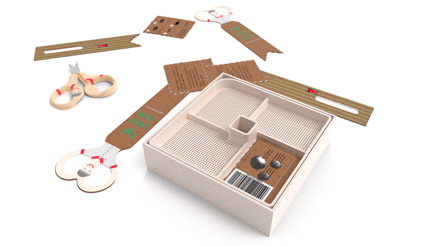 plant，Minimalism，Mini Gardening，sprouts，scarecrow，