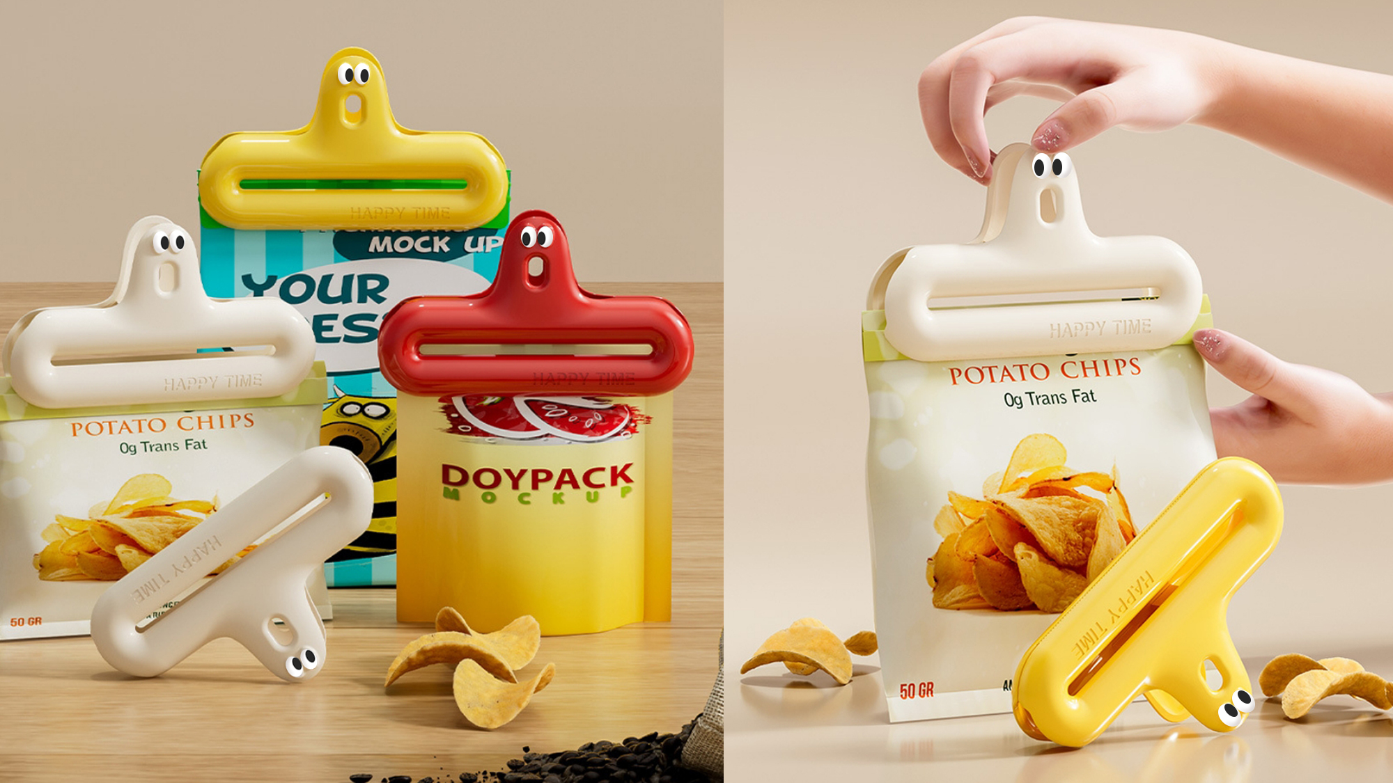 Sealing clip，lovely，Cute fun，Clip，seal up，