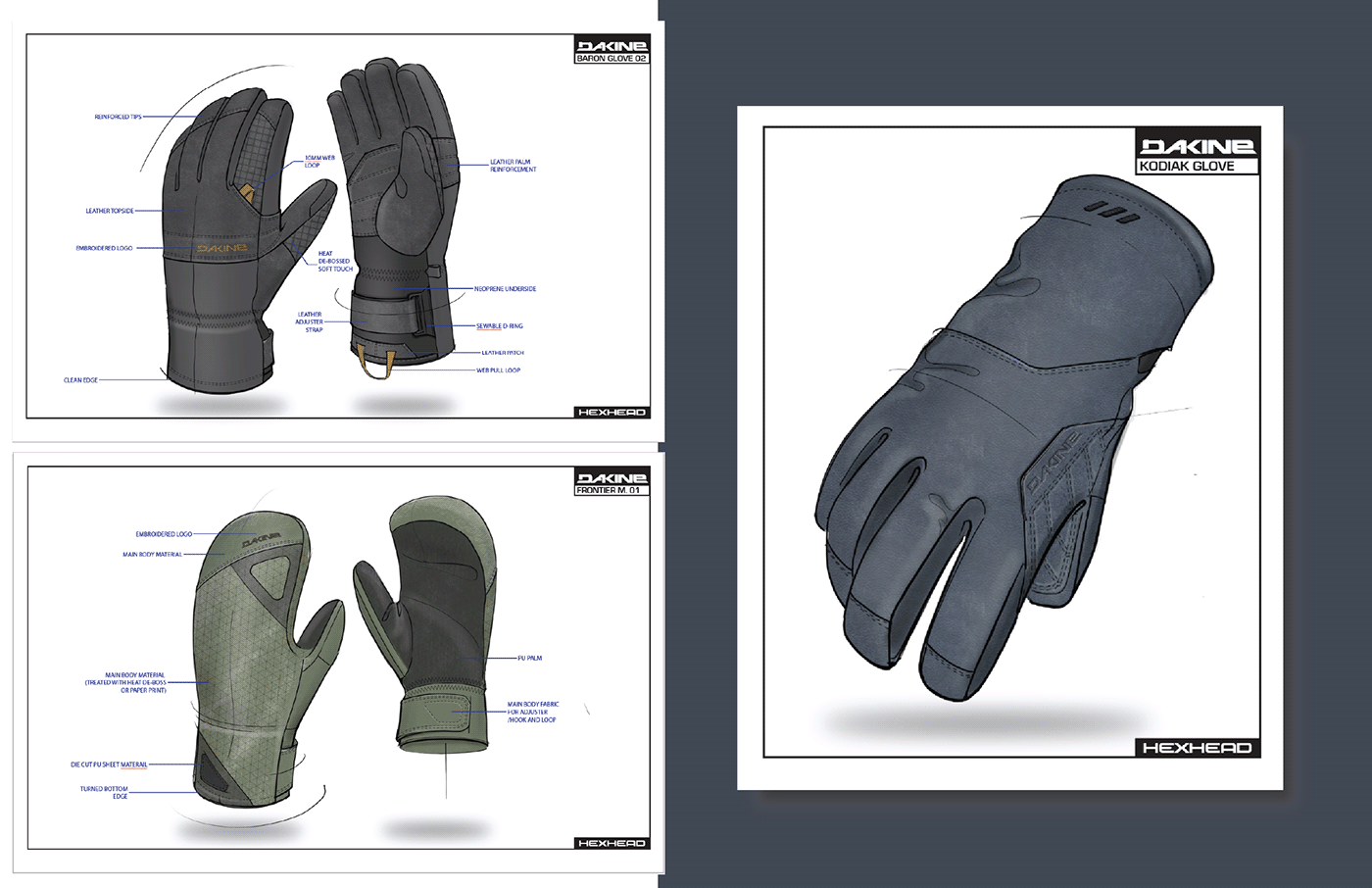 Dakine，Warm gloves，waterproof，comfortable，