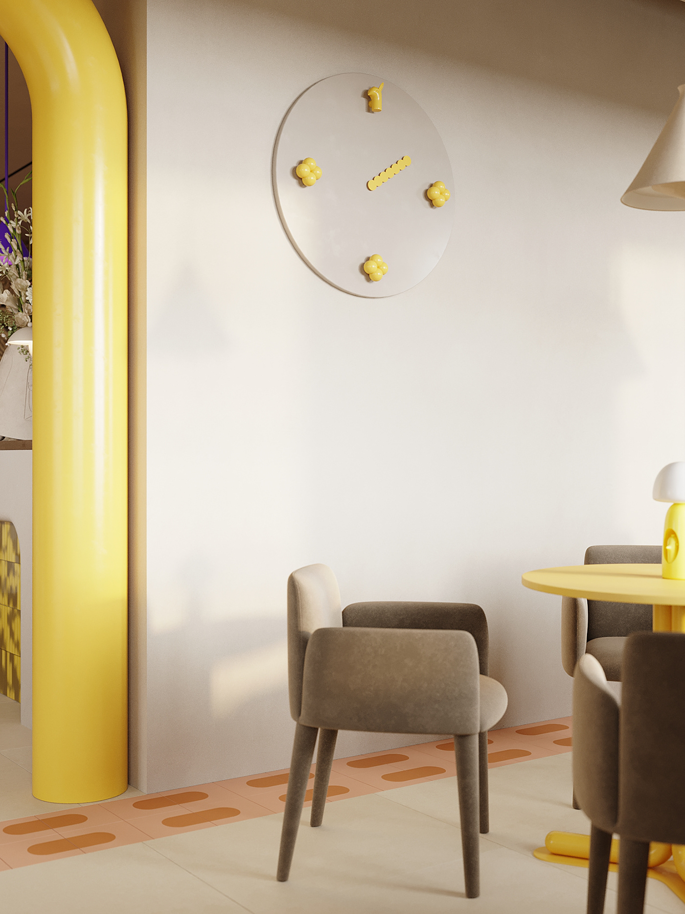 Llama say yes，Artistic beauty，café，The Color Story，lamps and lanterns，