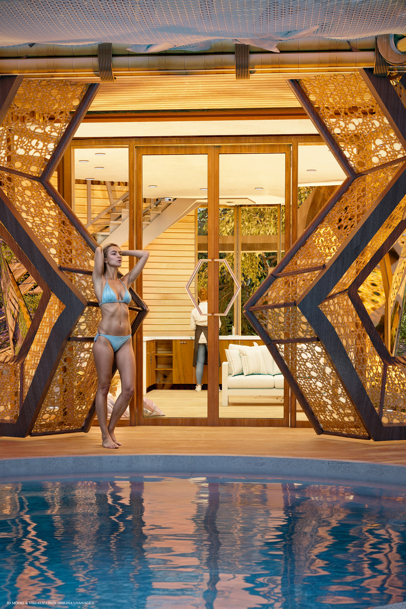 Honey Comb，hive，hexagon，Holiday Place，