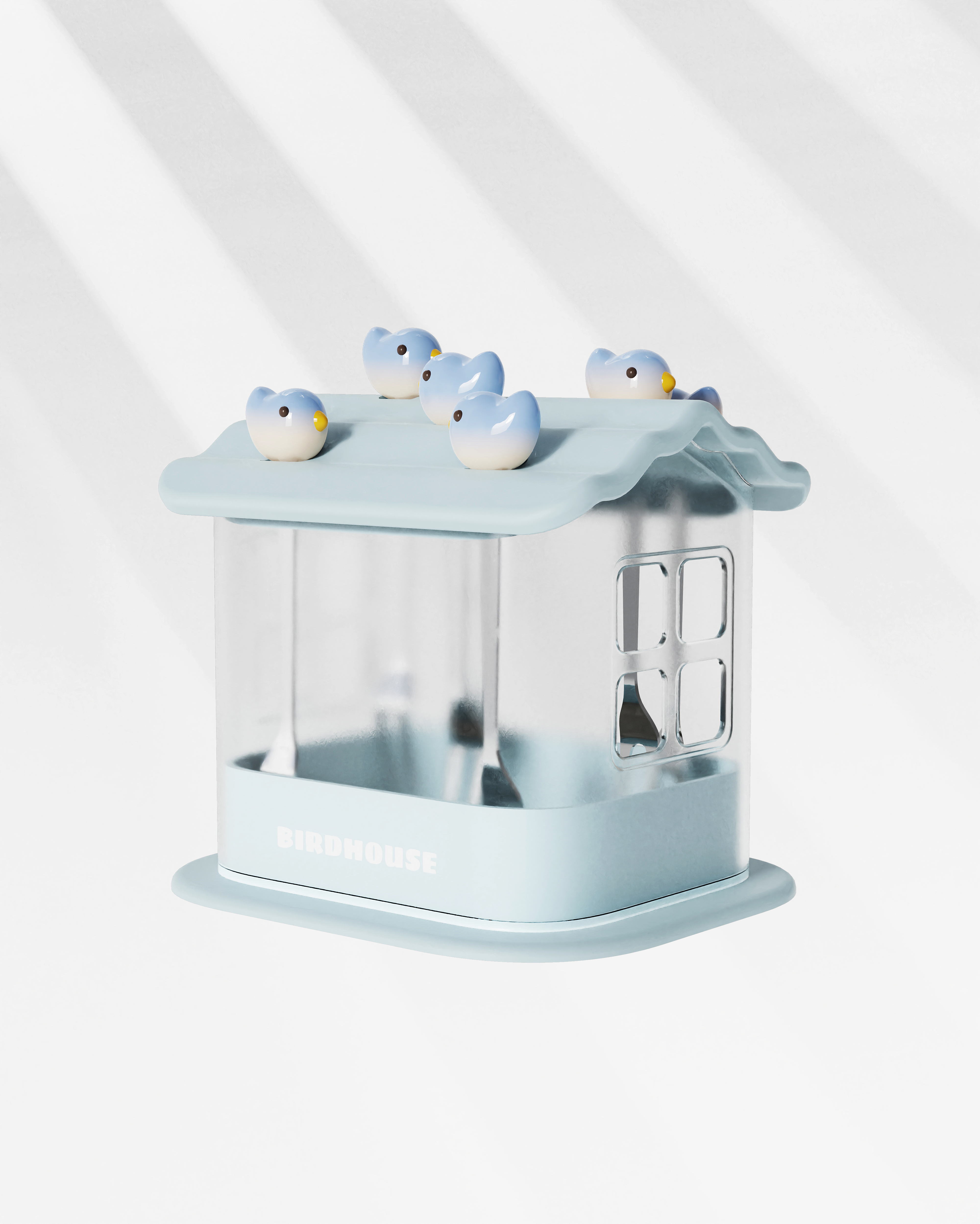 Fruit fork，Household products，Cute products，Bird fruit fork，