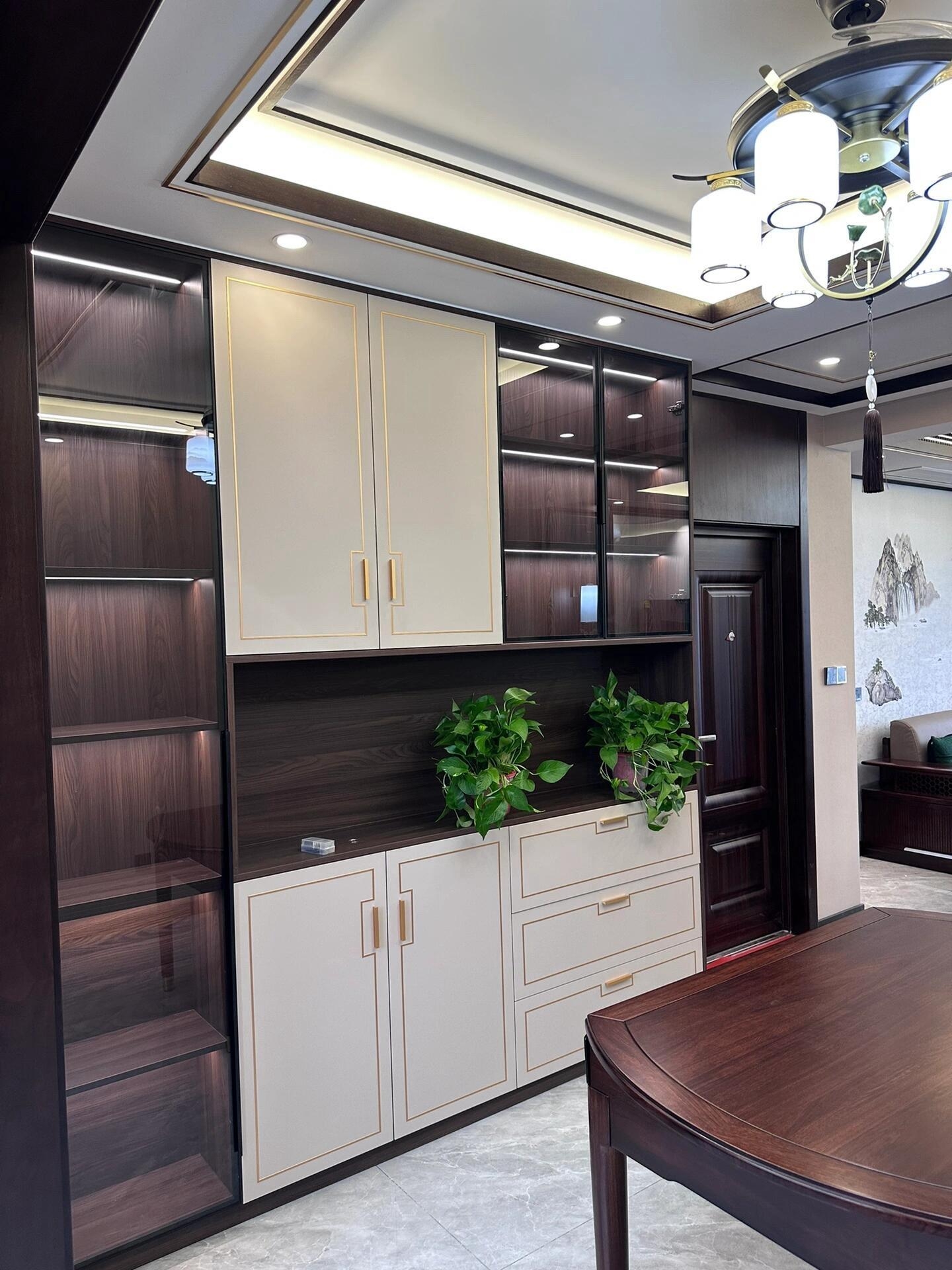 #New Chinese style，# Whole case design，# The look of home，# Linxia Decoration Design，