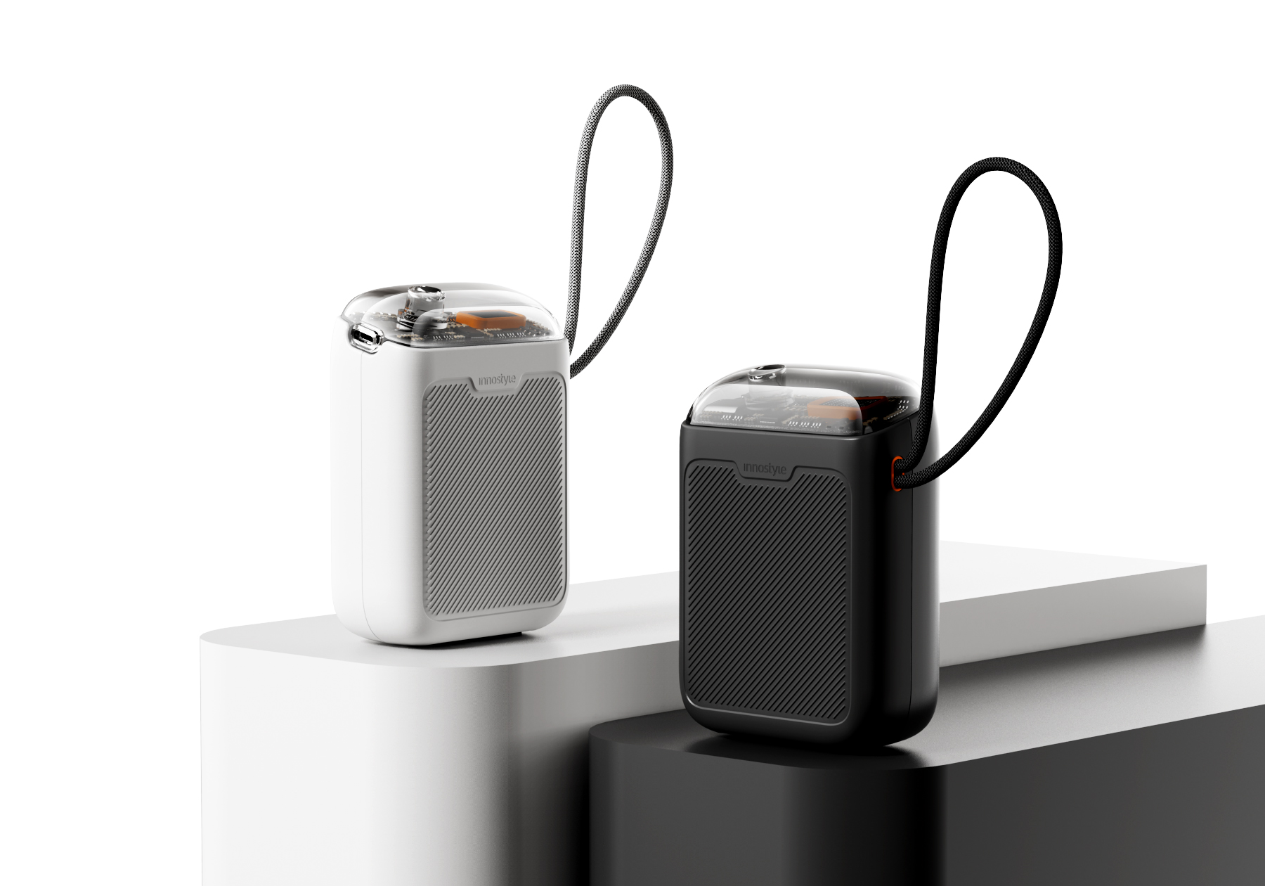 portable battery，portable source，Charger，Transparent charging treasure，Cyberpunk charging treasure，Cyberpunk，iphone，