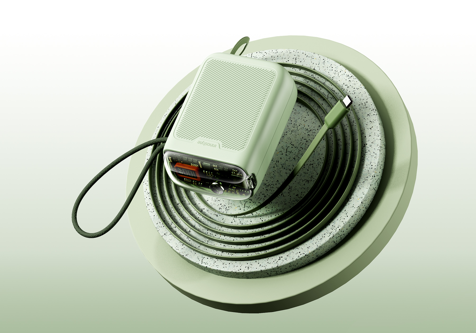 portable battery，portable source，Charger，Transparent charging treasure，Cyberpunk charging treasure，Cyberpunk，iphone，