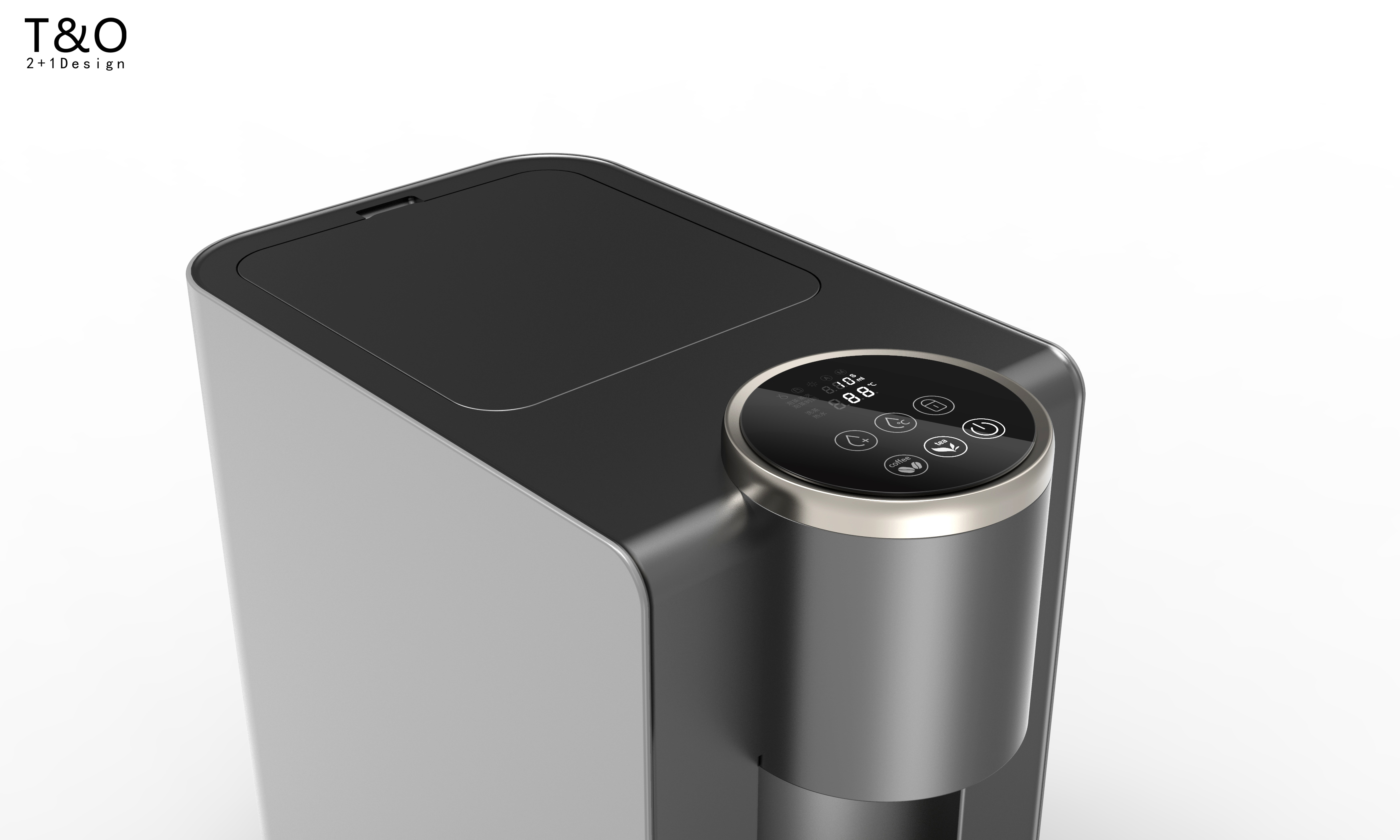 Through the design of geometric elements, to build a minimalist modern charm，Geometric elements, product design, minimalist style, water dispenser design，