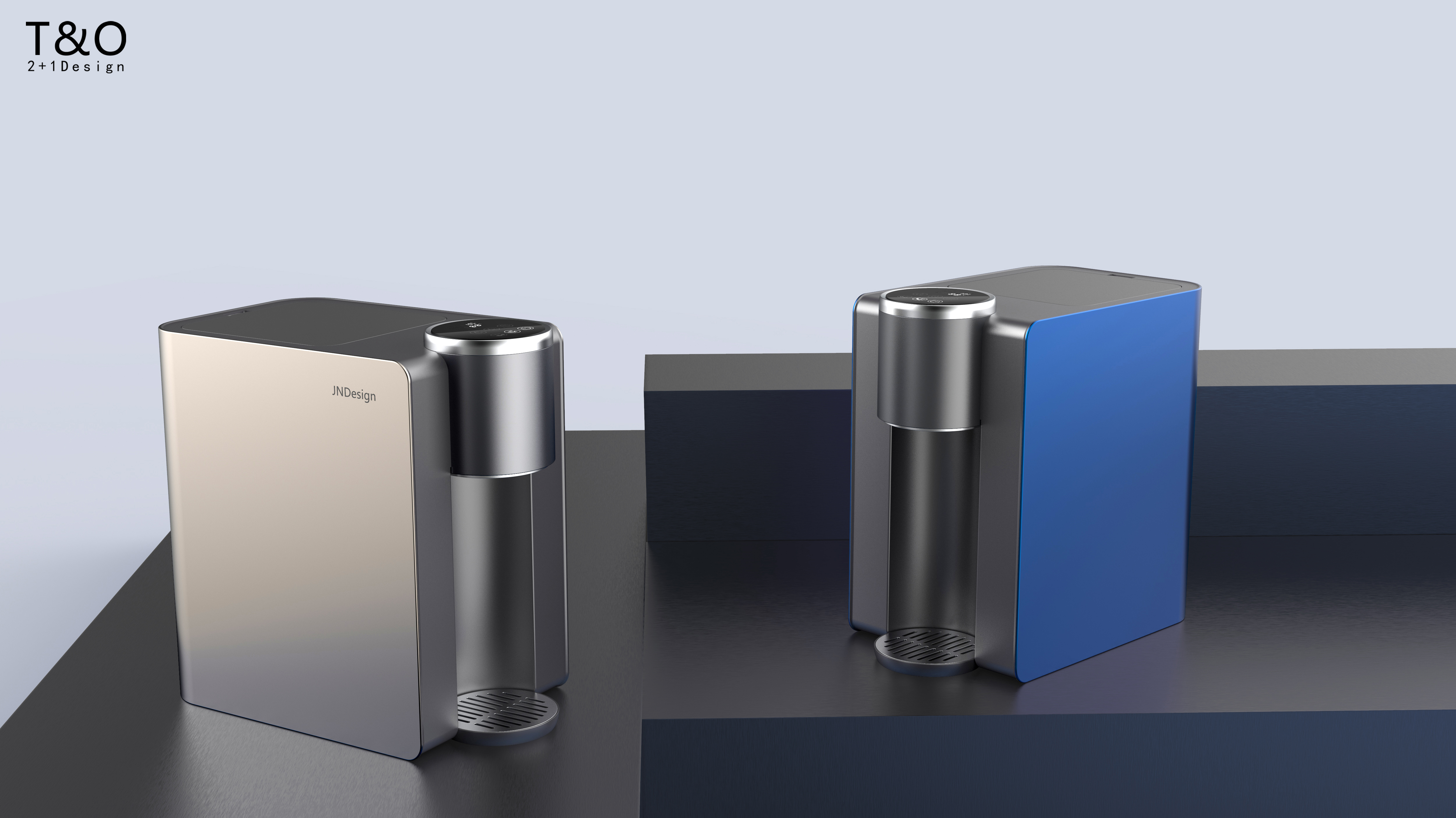 Through the design of geometric elements, to build a minimalist modern charm，Geometric elements, product design, minimalist style, water dispenser design，