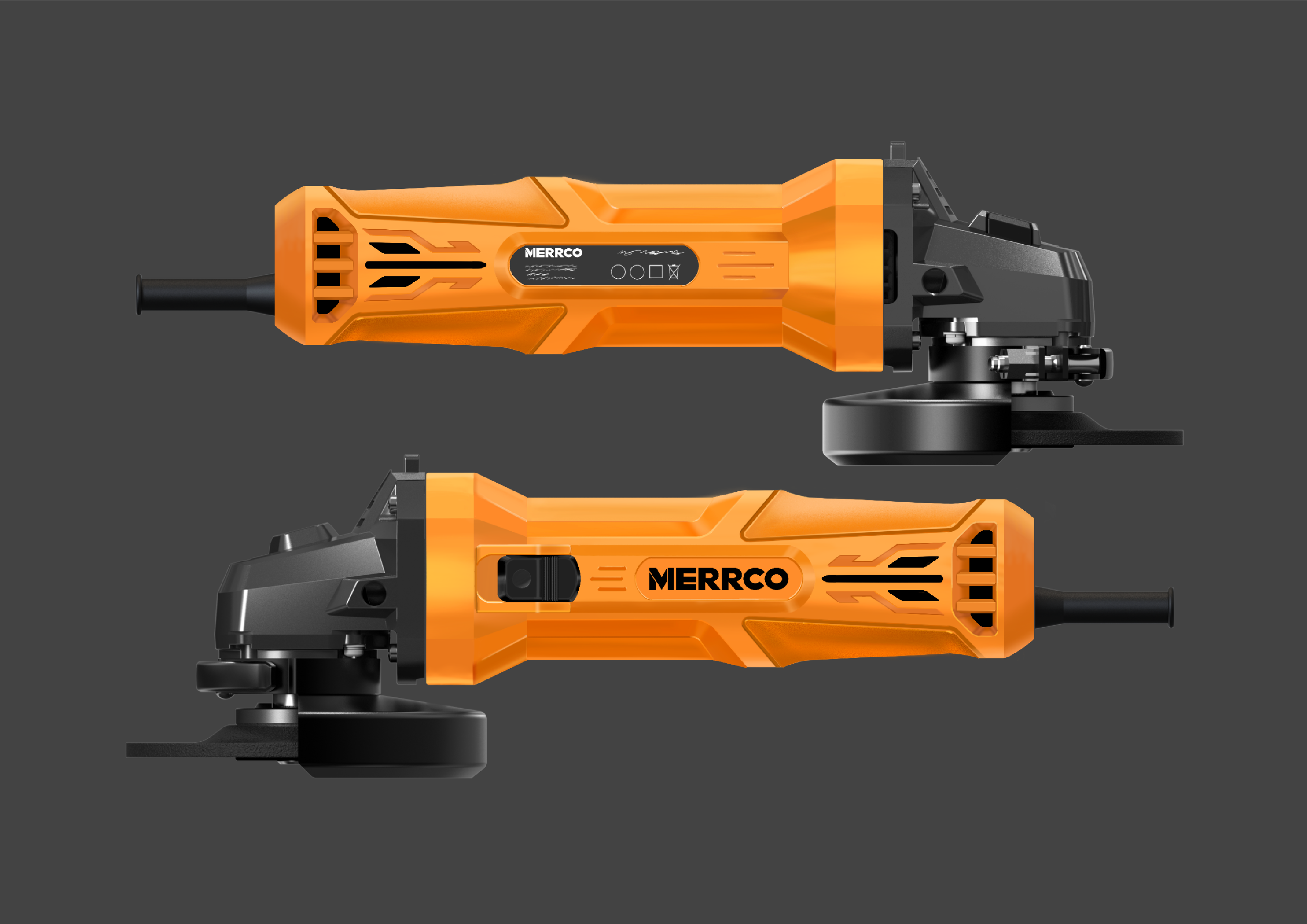 Hand-held angle grinder solution，