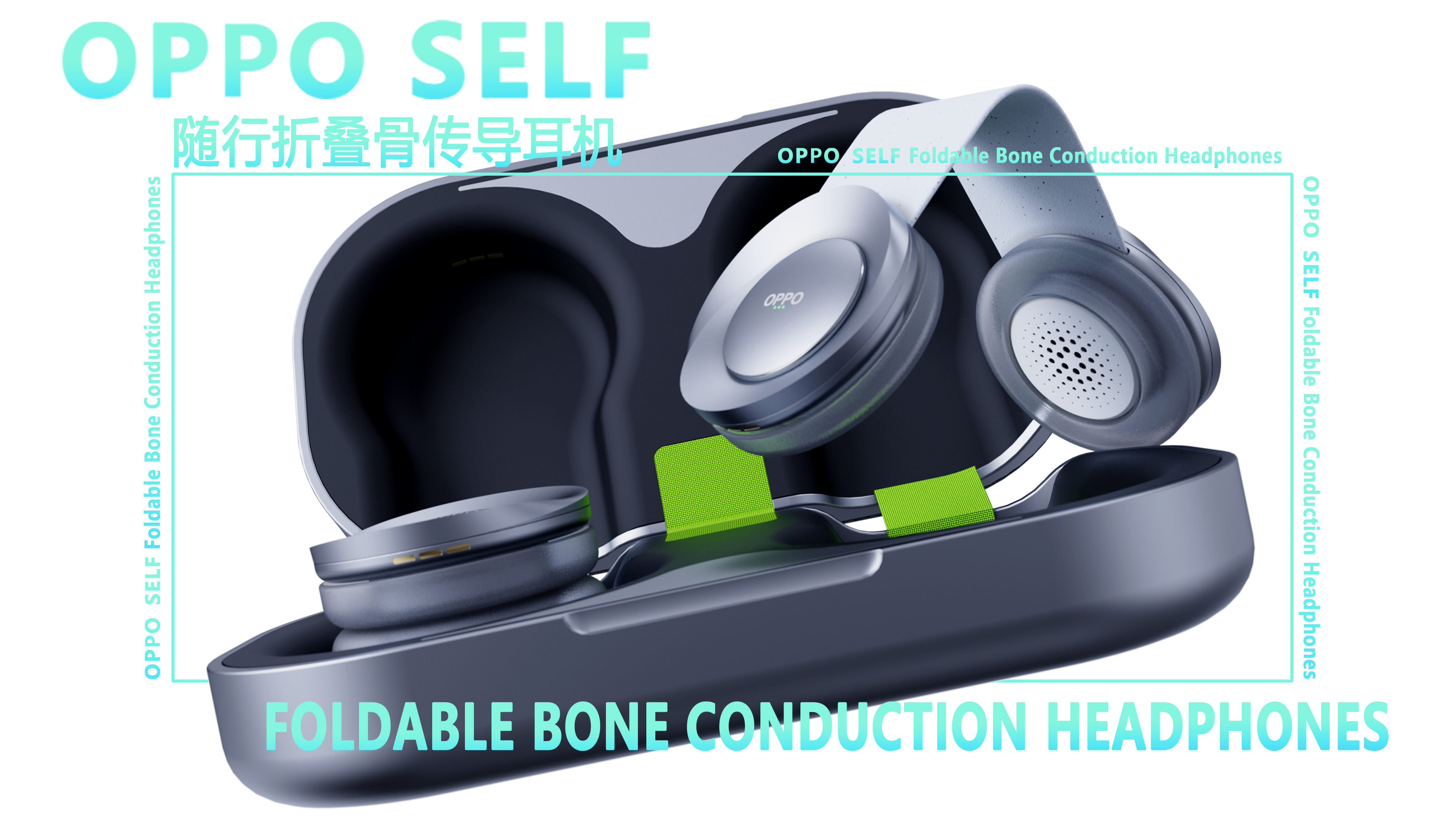 Earphone design，Bone Conduction Design，product design，OPPO，