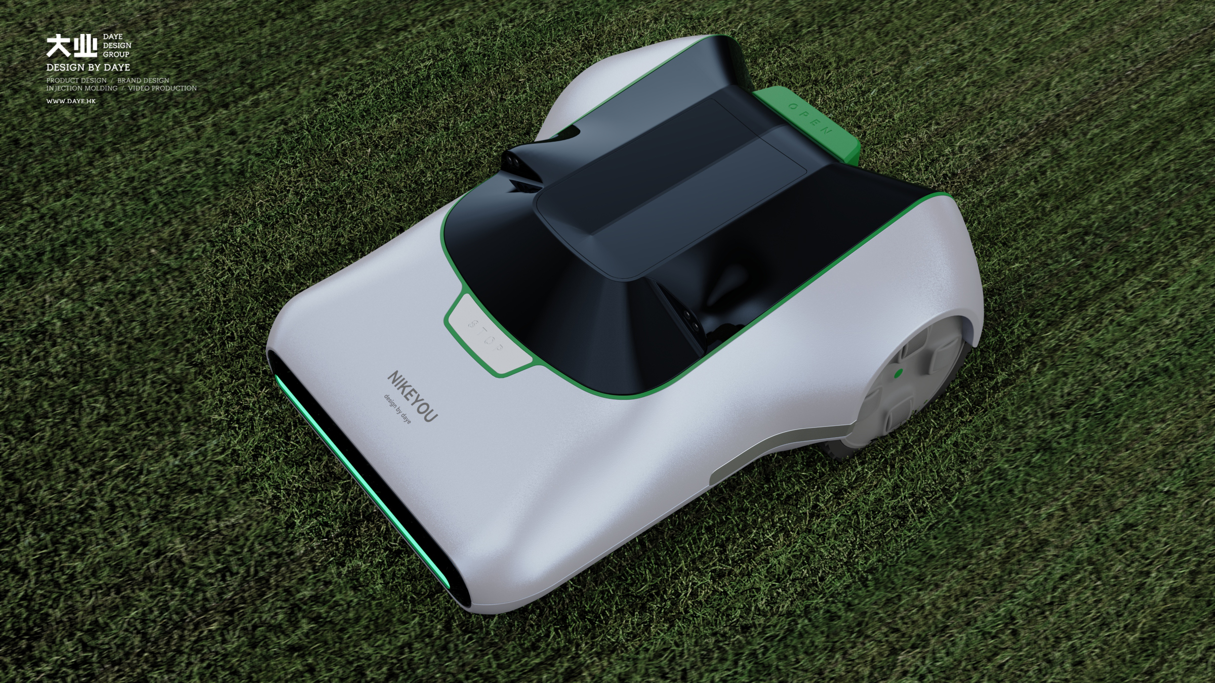 industrial design，Mowing robot，industrial equipment ，tool，product design，