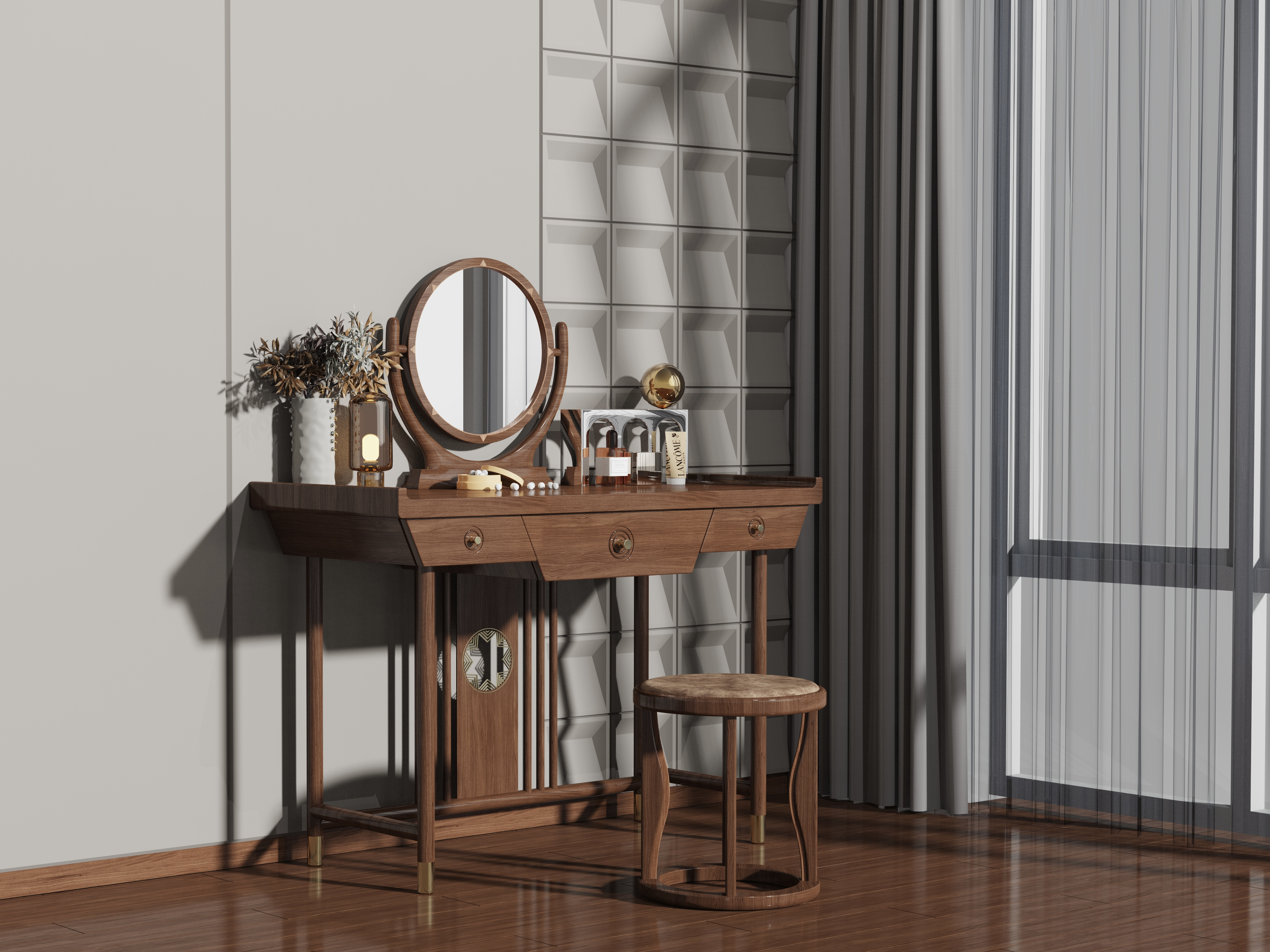 Cultural creation，dresser，furniture，Culture，Zhuang，