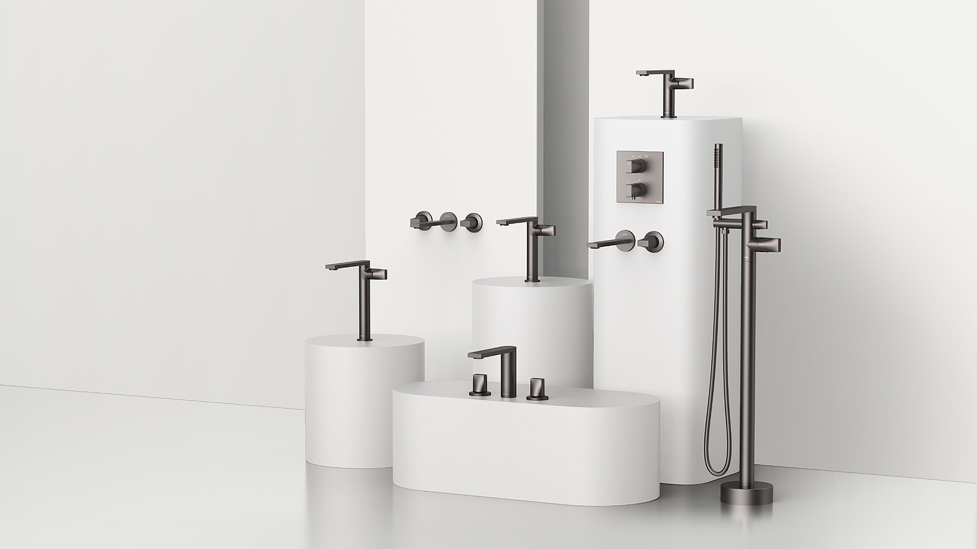 industrial design，bathroom，Faucet，