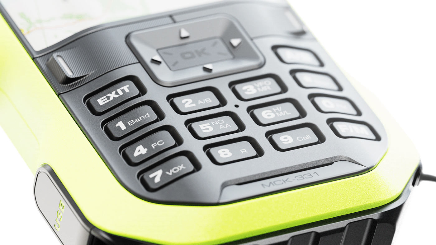 Walkie Talkie，Calling equipment，walkie-talkie，3D modeling，Dual frequency，Walkie Talkie，Calling equipment，