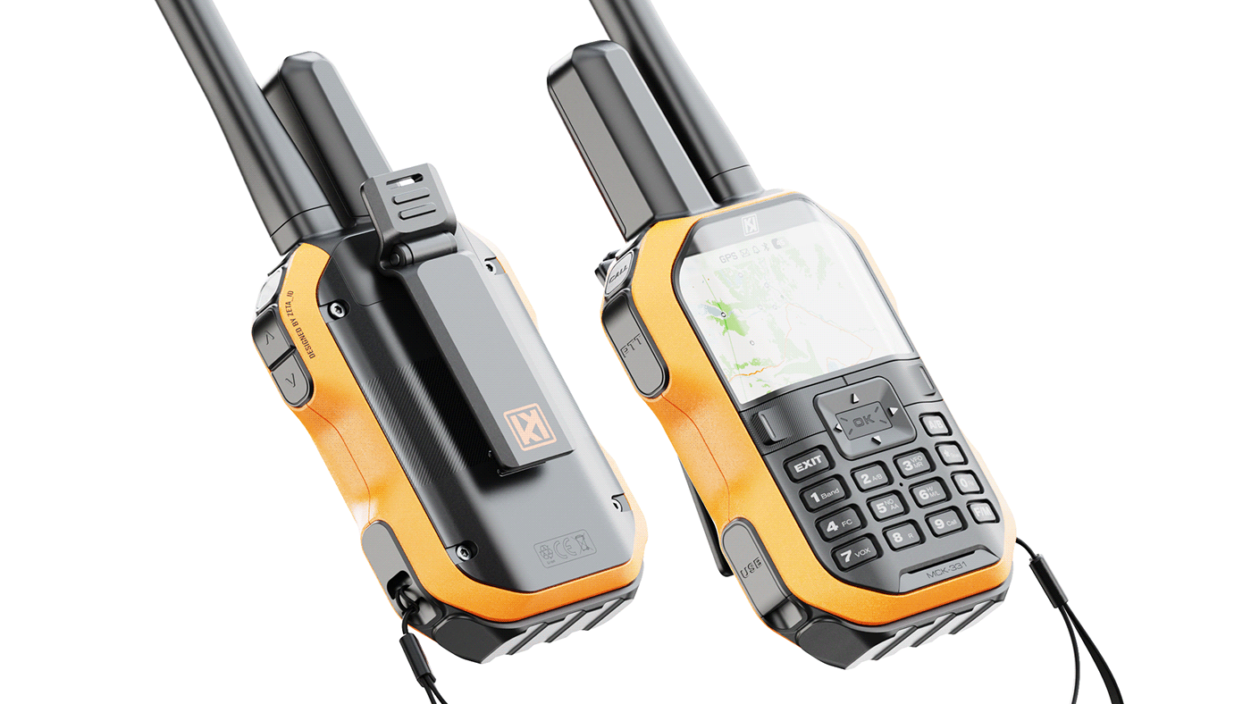 Walkie Talkie，Calling equipment，walkie-talkie，3D modeling，Dual frequency，Walkie Talkie，Calling equipment，