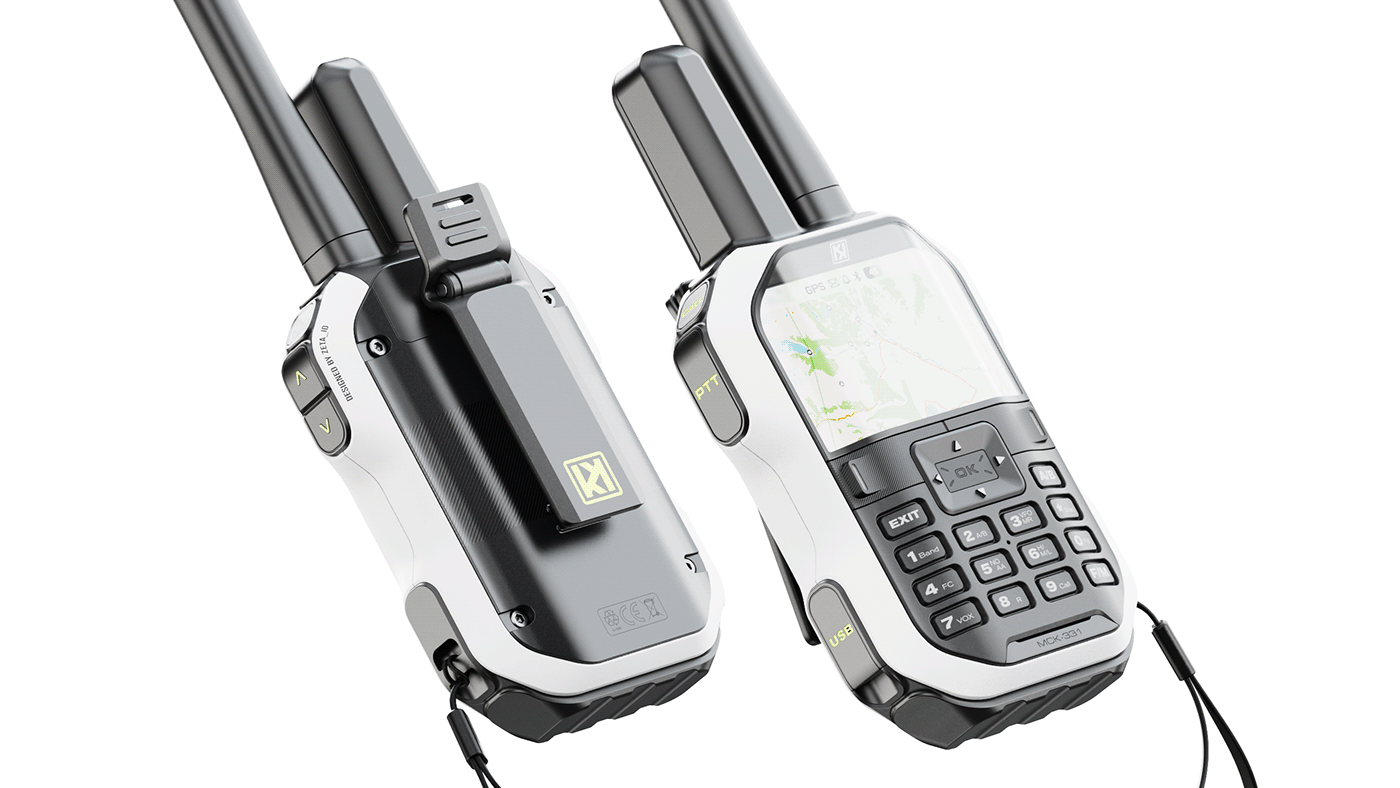 Walkie Talkie，Calling equipment，walkie-talkie，3D modeling，Dual frequency，Walkie Talkie，Calling equipment，