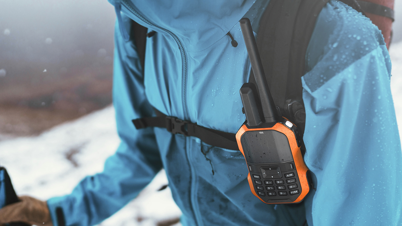 Walkie Talkie，Calling equipment，walkie-talkie，3D modeling，Dual frequency，Walkie Talkie，Calling equipment，