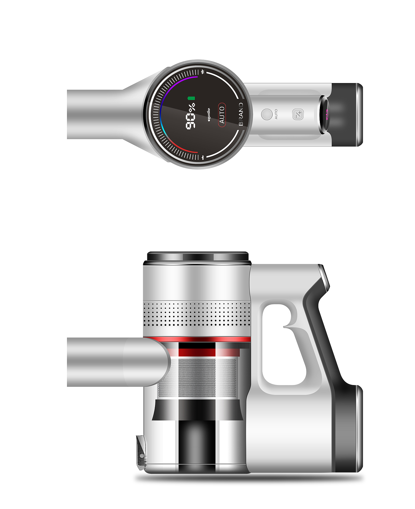 v8 Vacuum Cleaner, Gun Machine, Handheld Vacuum Cleaner，