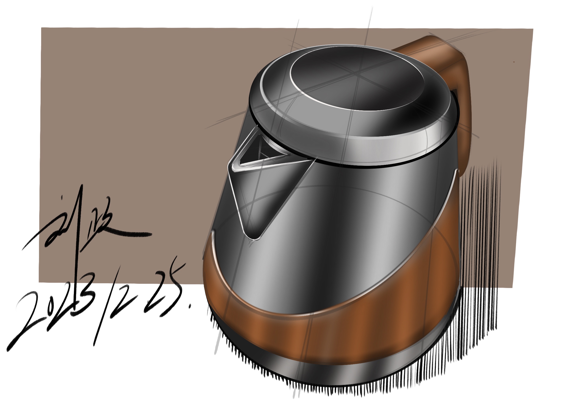 industrial design，product design，Hand drawn industrial design，Hand drawn product design，Product sketch，