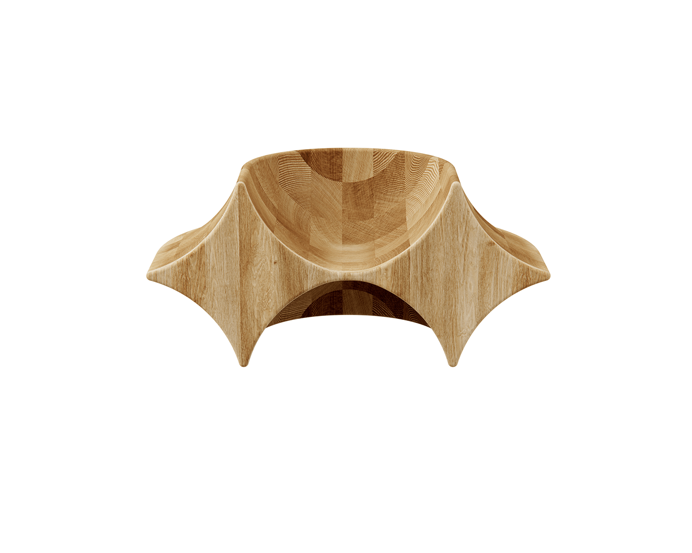 Diamond Chair，oak，Arc，