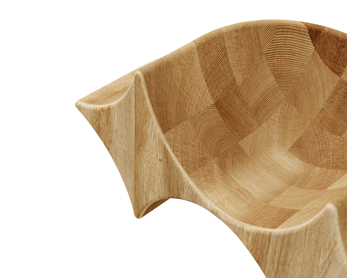 Diamond Chair，oak，Arc，