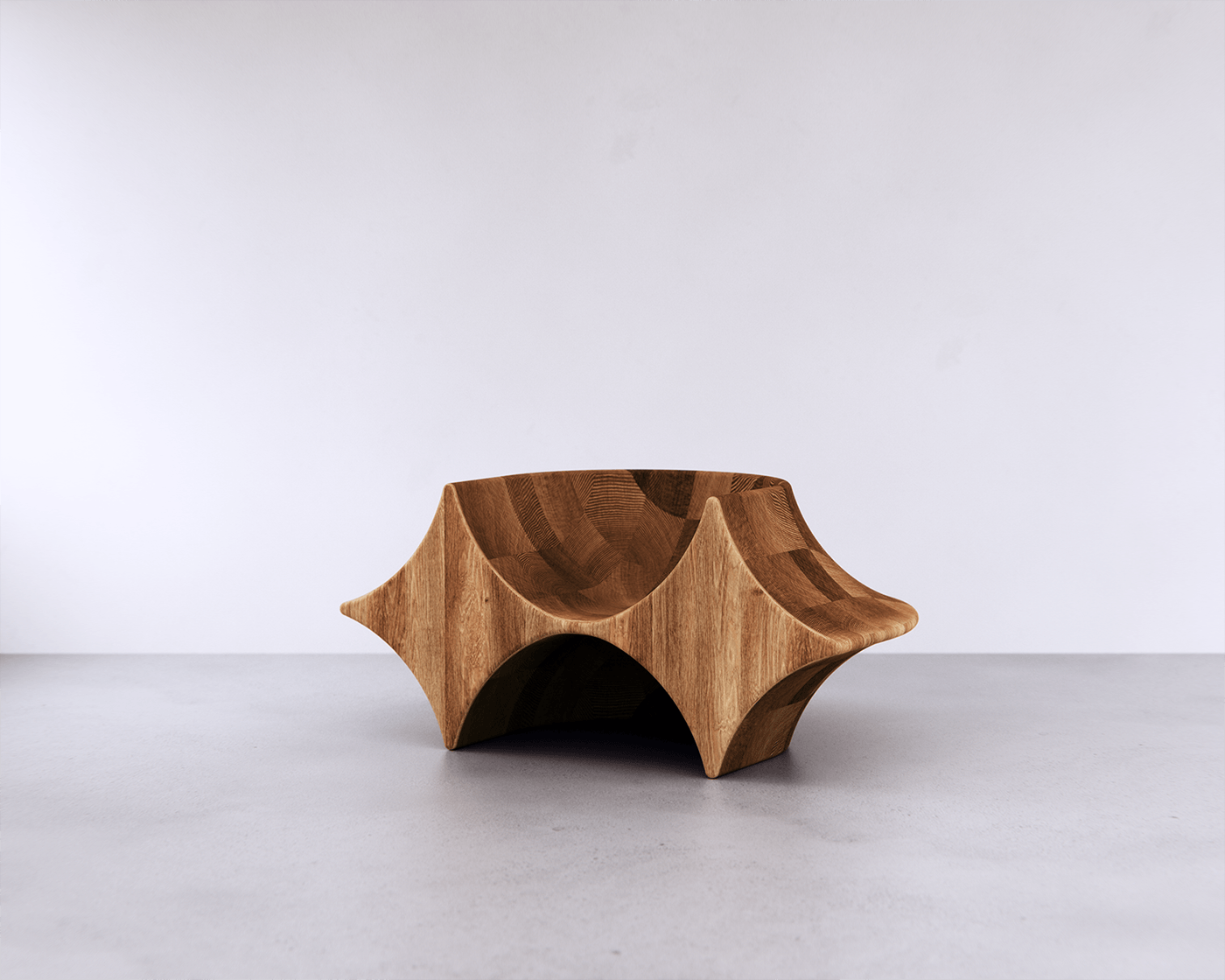 Diamond Chair，oak，Arc，