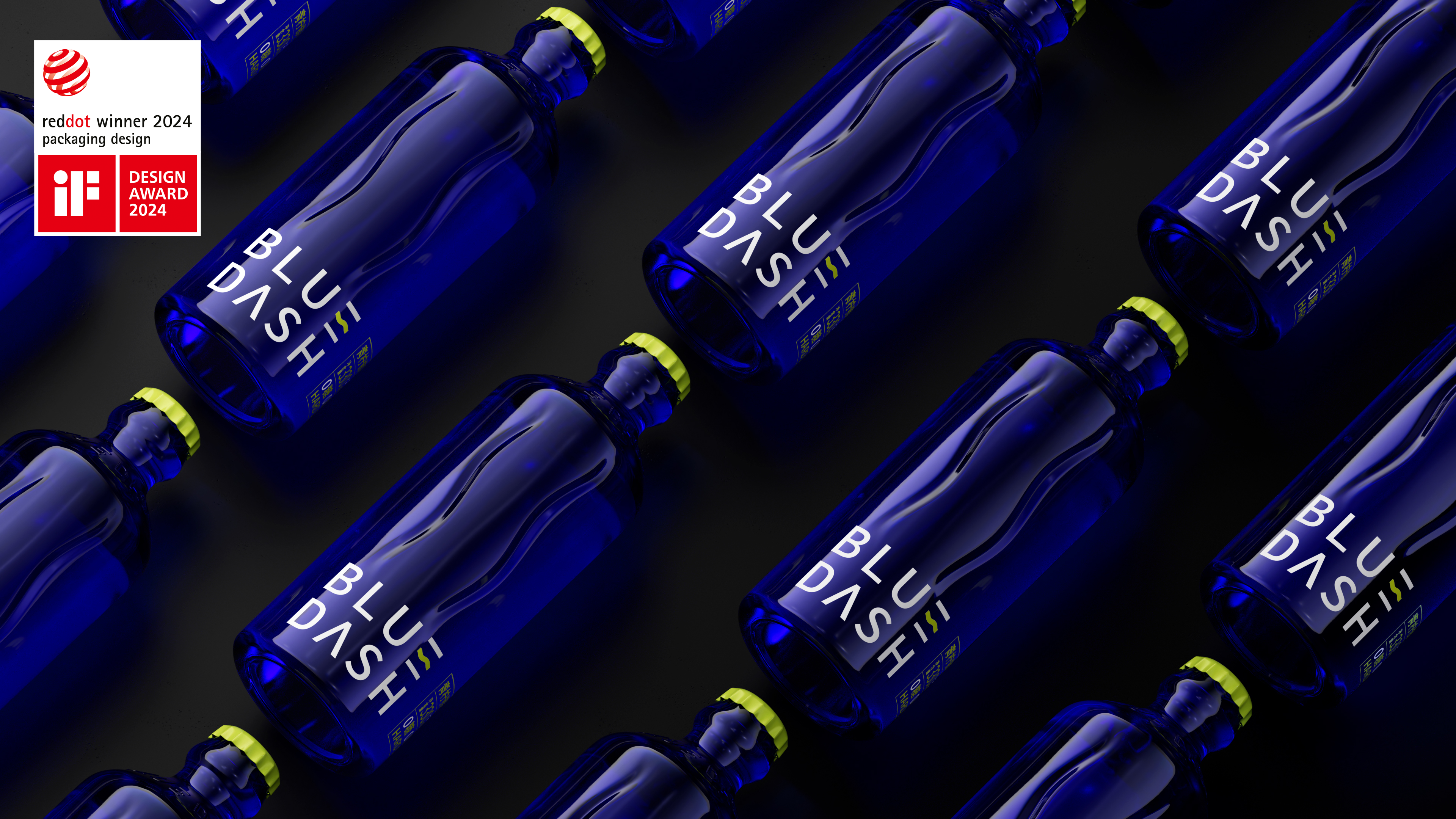 Lingyun creativity，packing design，Container shape，product design，Alcohol，sparkling wine，bluedash，original，