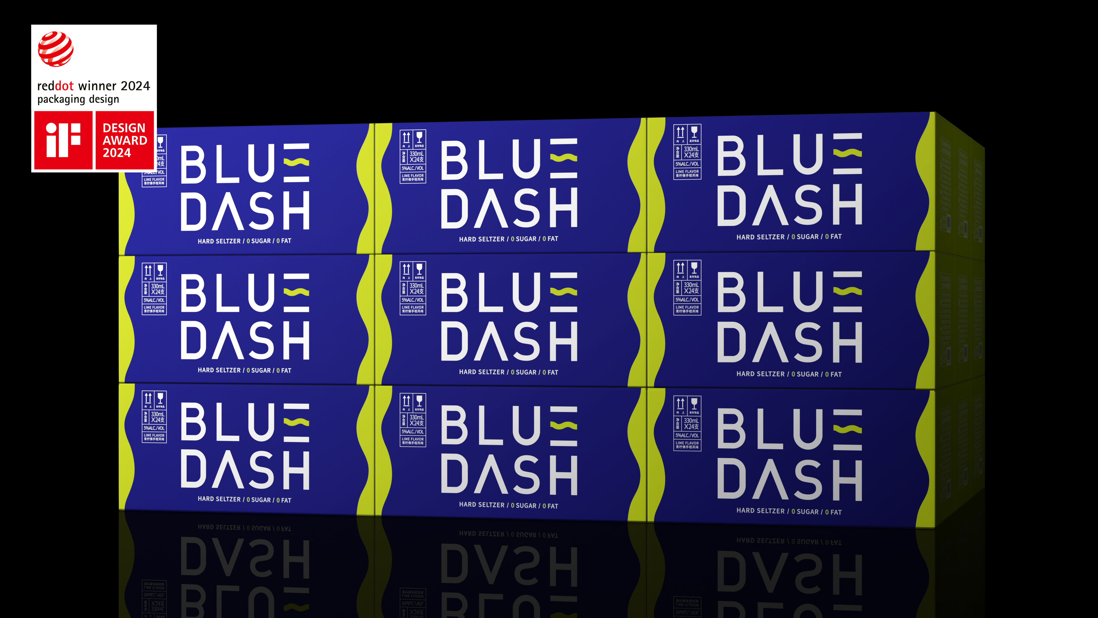 Lingyun creativity，packing design，Container shape，product design，Alcohol，sparkling wine，bluedash，original，