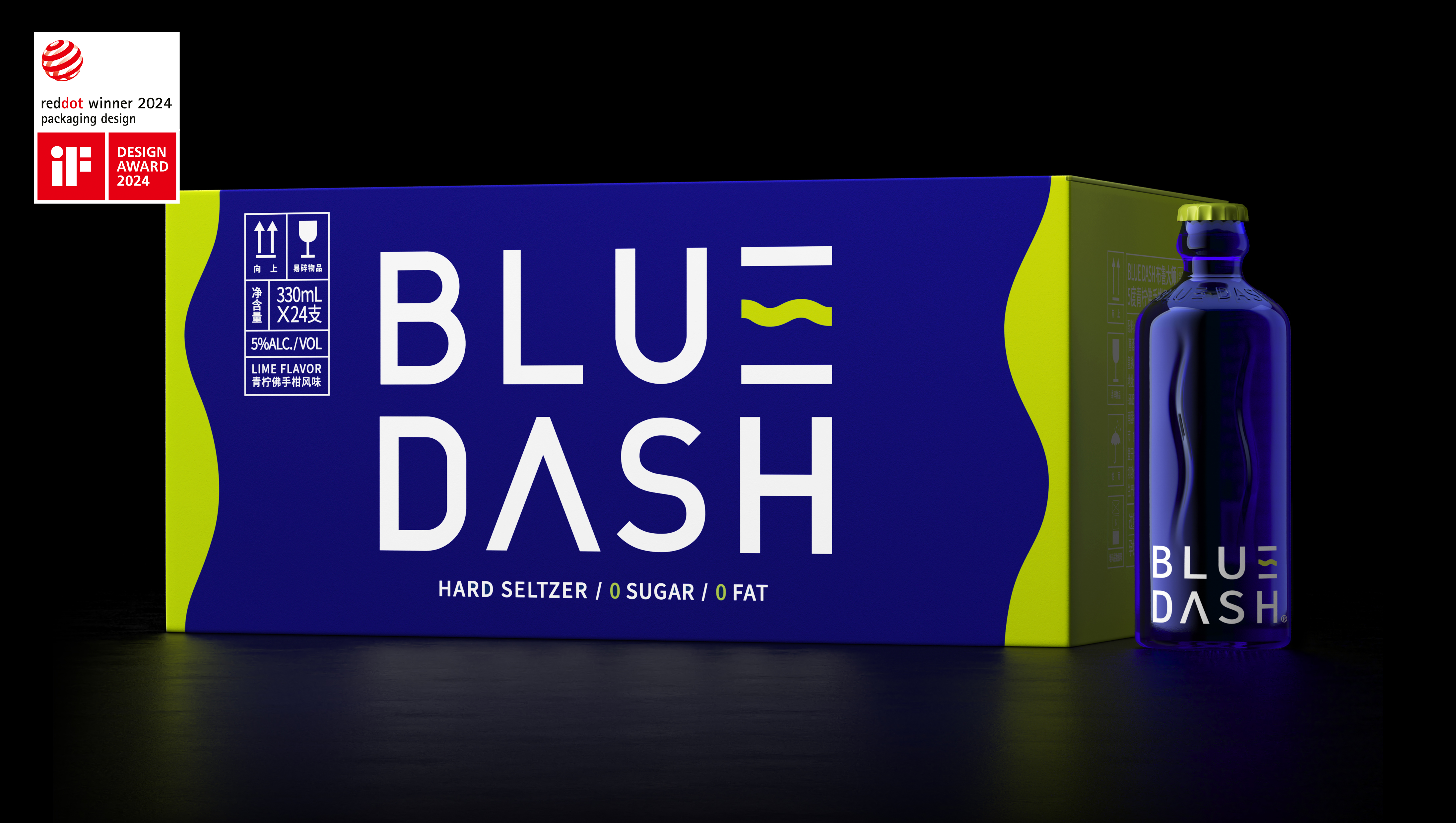 Lingyun creativity，packing design，Container shape，product design，Alcohol，sparkling wine，bluedash，original，