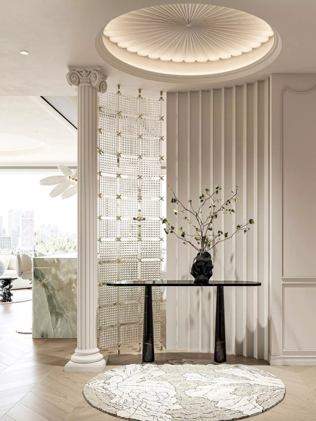 Porch design，Focus on decoration design，Full case design Full case landing，High end customization，