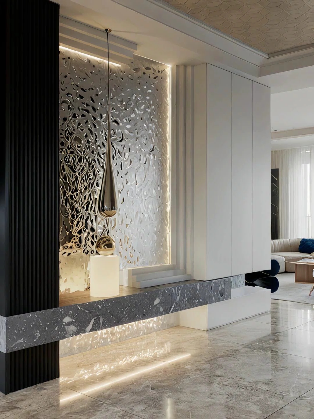 Porch design，Focus on decoration design，Full case design Full case landing，High end customization，