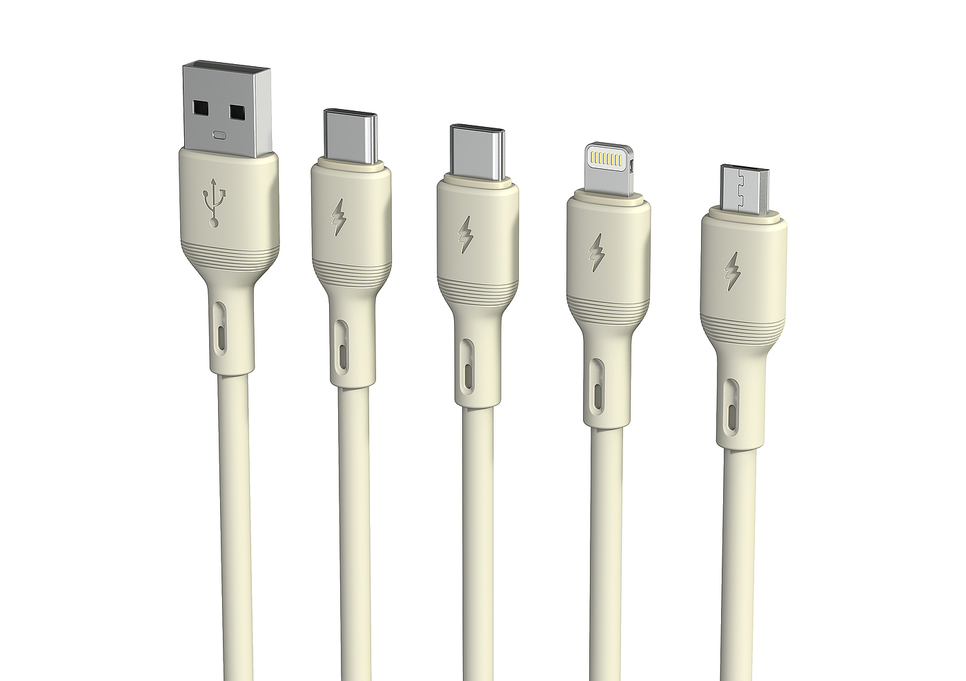 Silicone data line，Super fast charging line，Digital 3C Accessories，product design，industrial design，