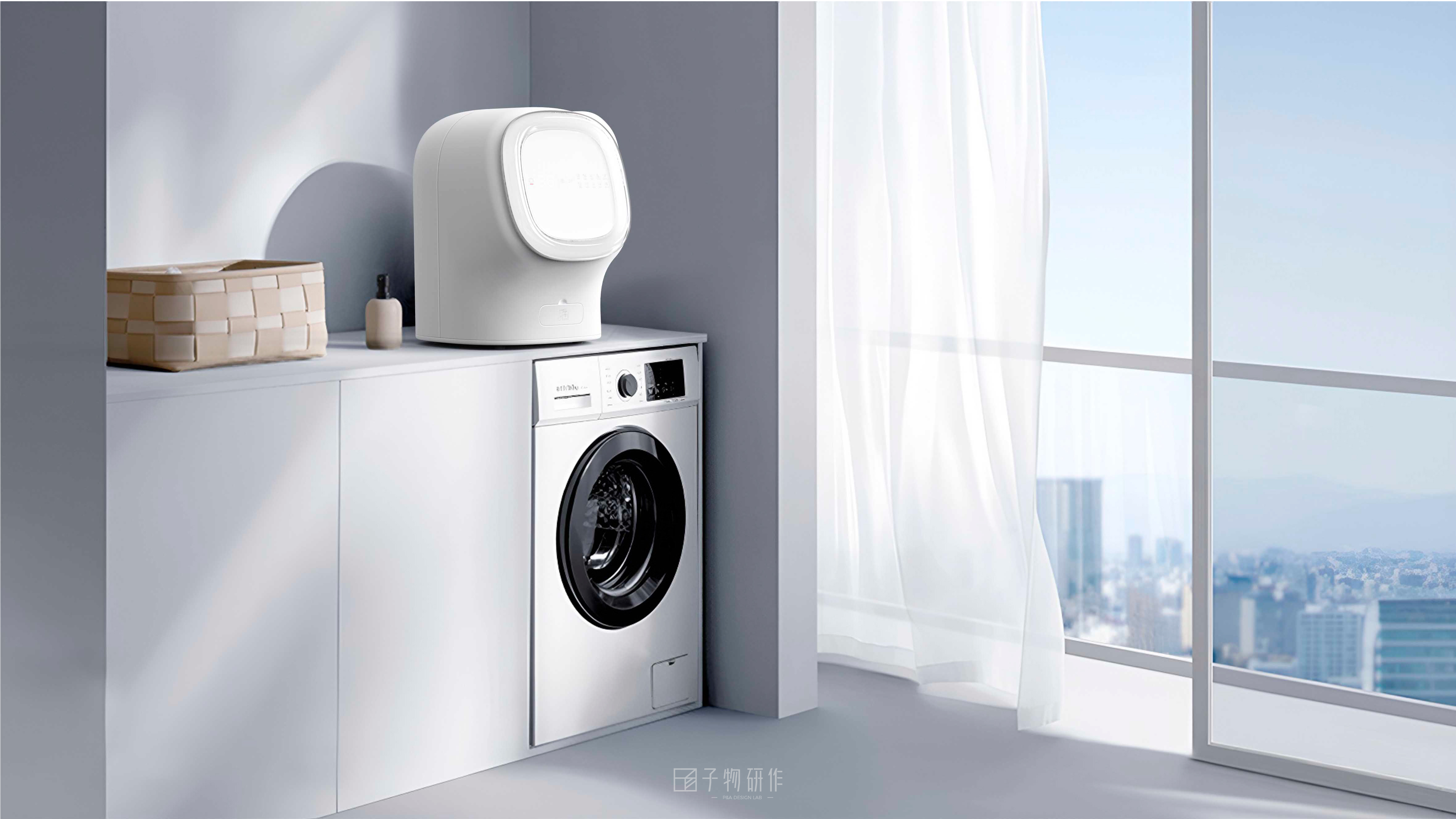 Small drum washing machine, household appliance design, sub-object research，