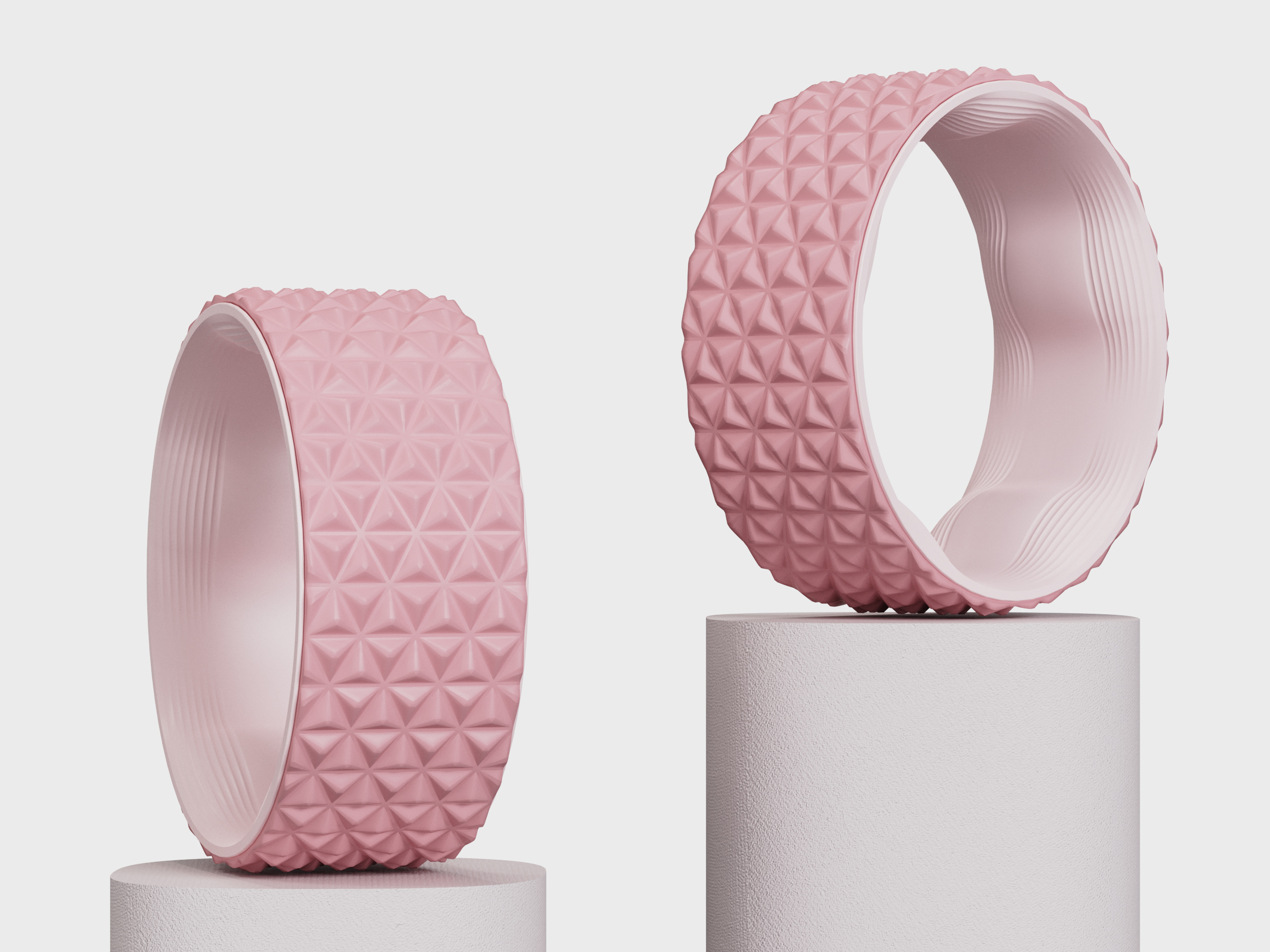 Yoga wheel design，