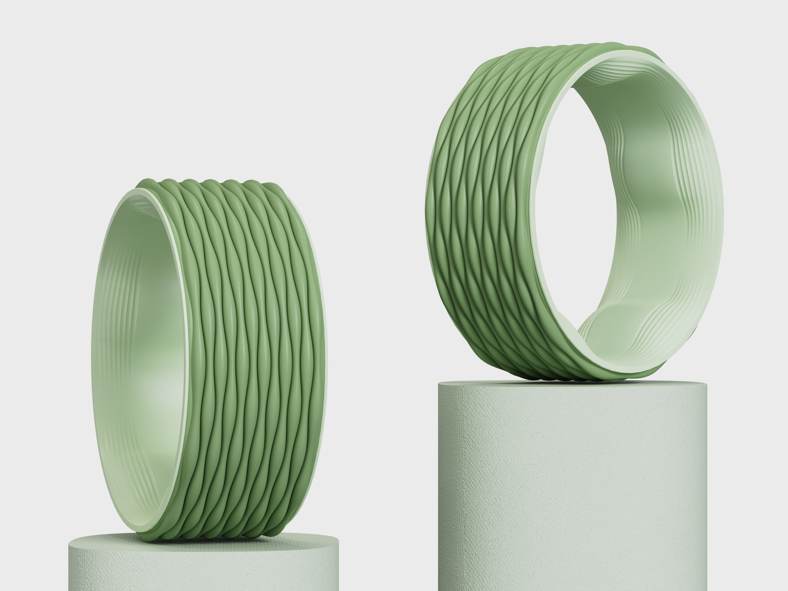 Yoga wheel design，