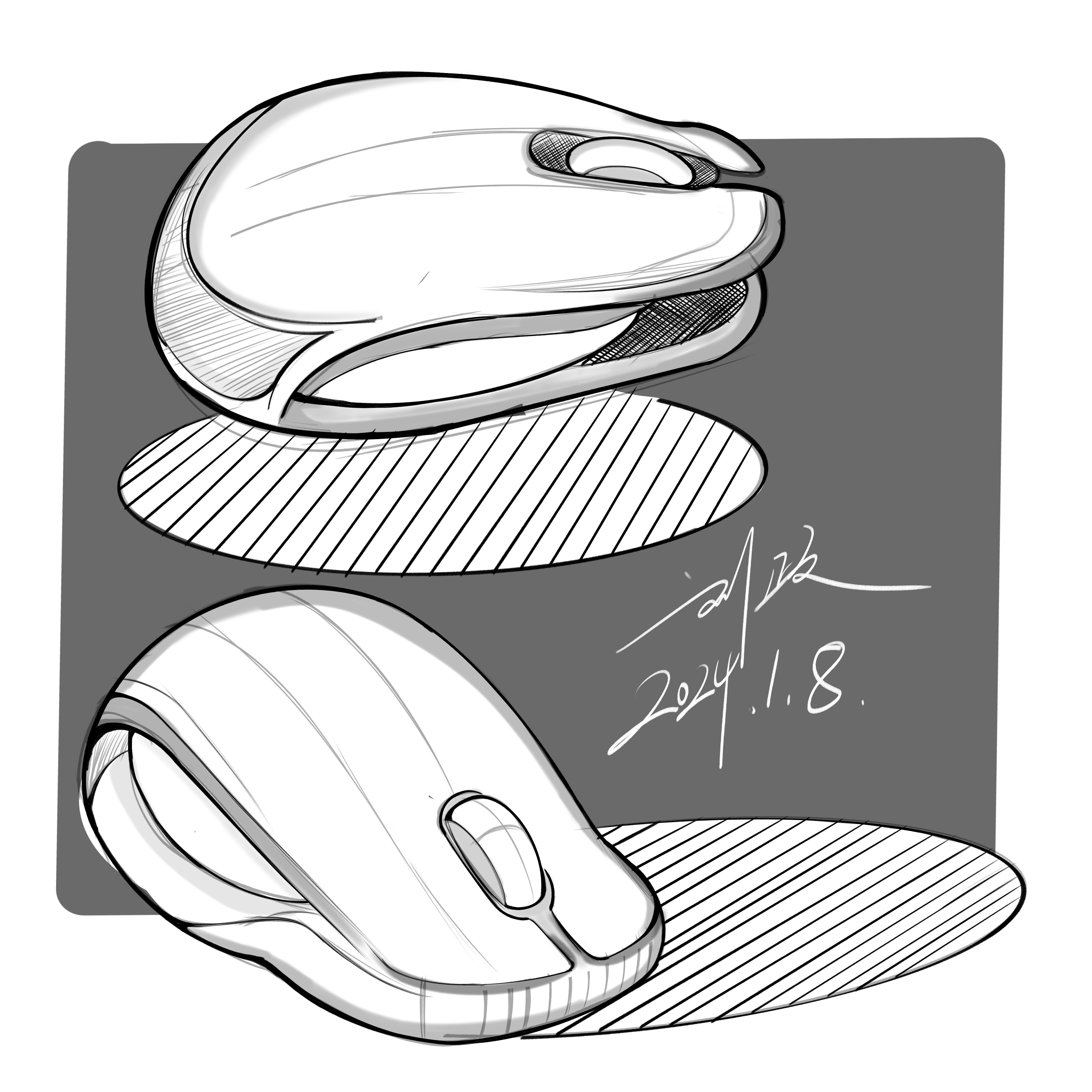 industrial design，product design，Hand drawn industrial design，Hand drawn product design，Product sketch，