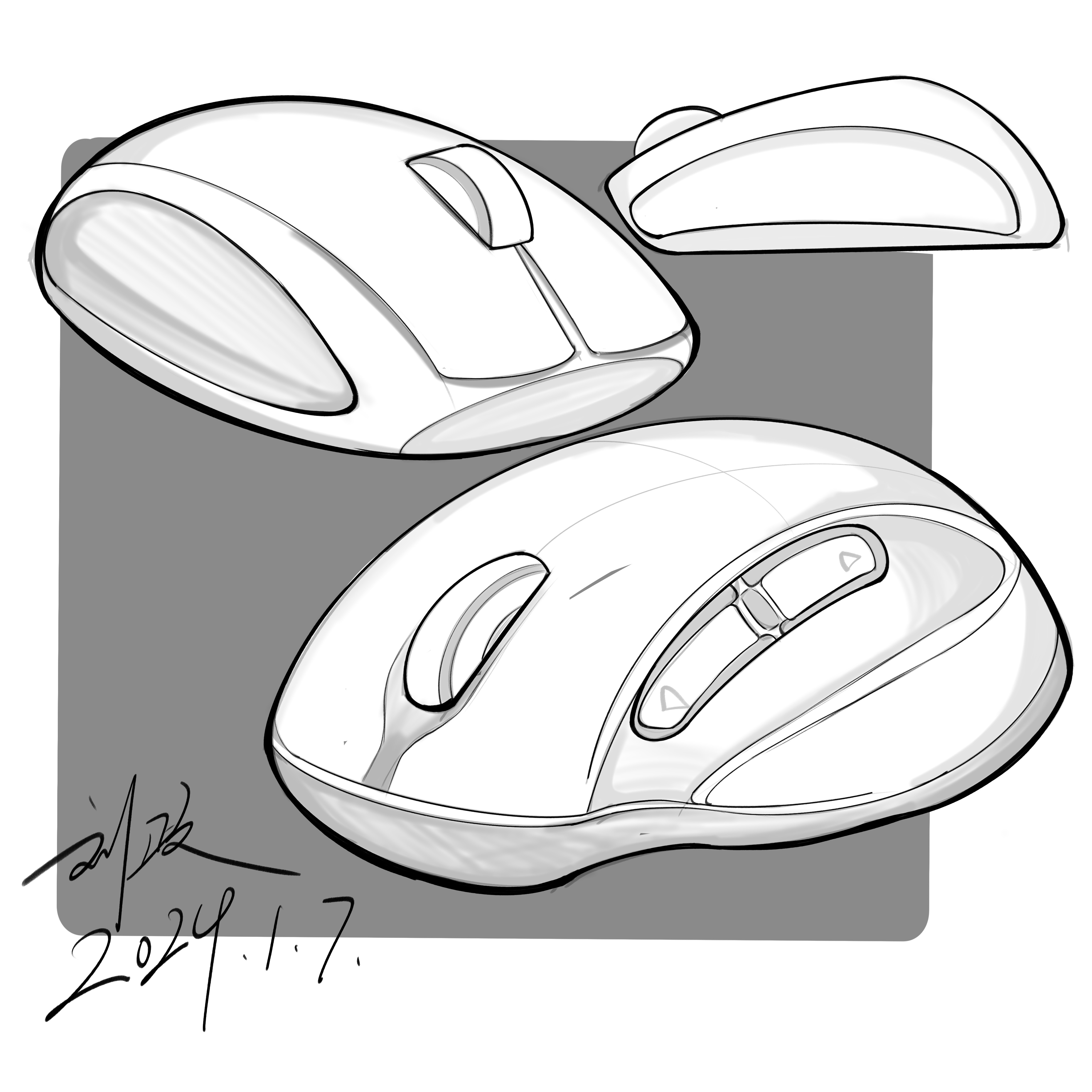 industrial design，product design，Hand drawn industrial design，Hand drawn product design，Product sketch，