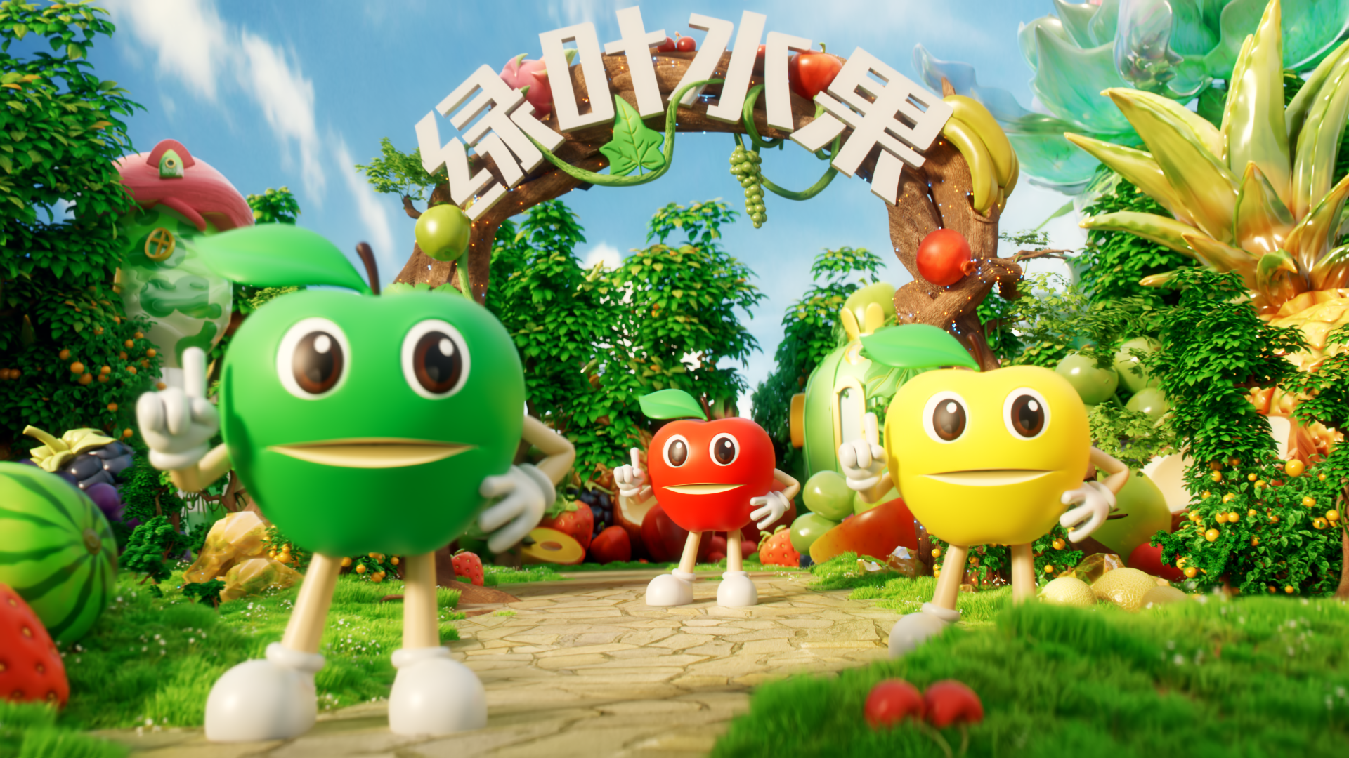 Character animation，IP Animation，Brand songs，MV，three-dimensional animation，cg，