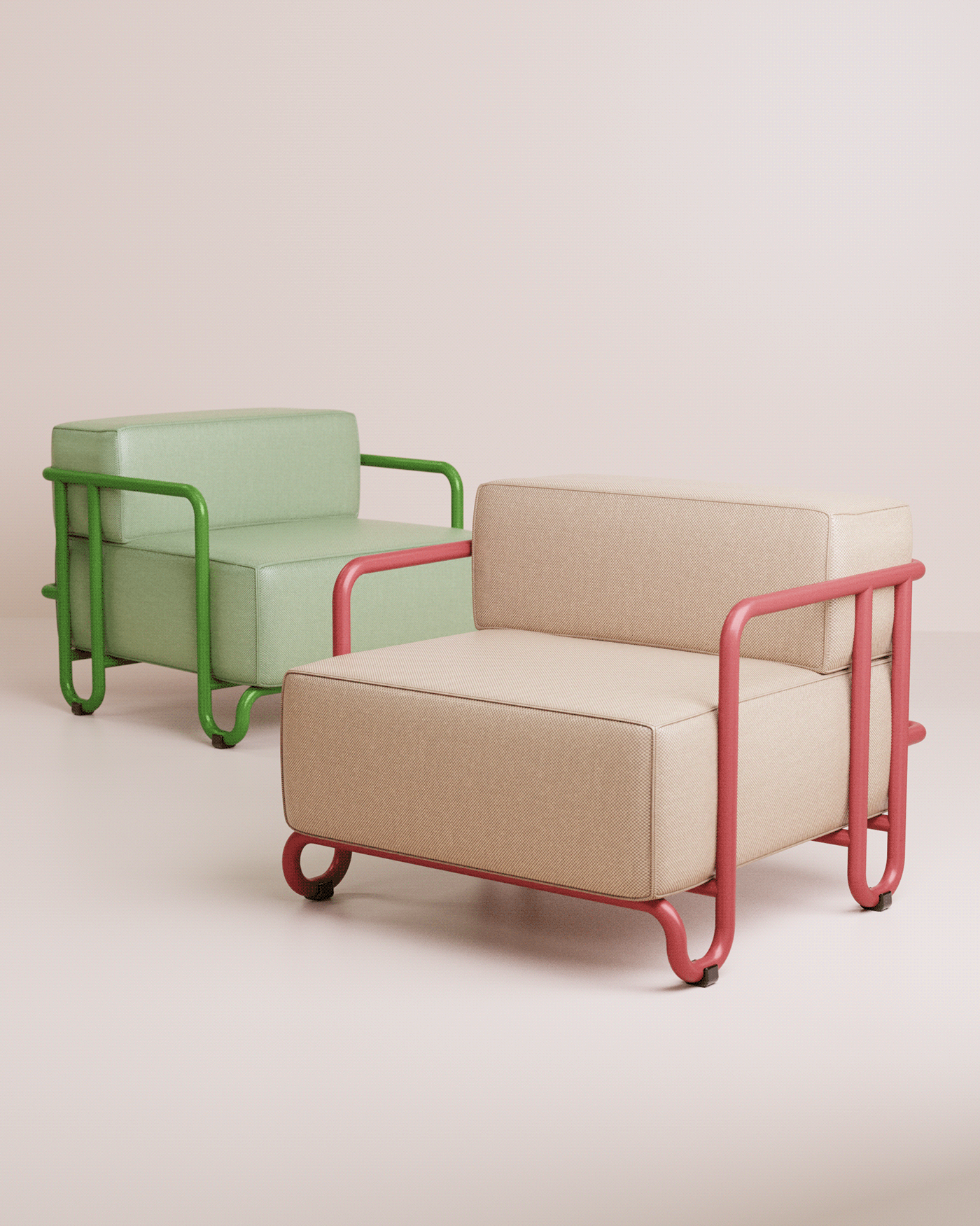 sofa，furniture，Armchair，Outdoor furniture，The Nodo Sofa，