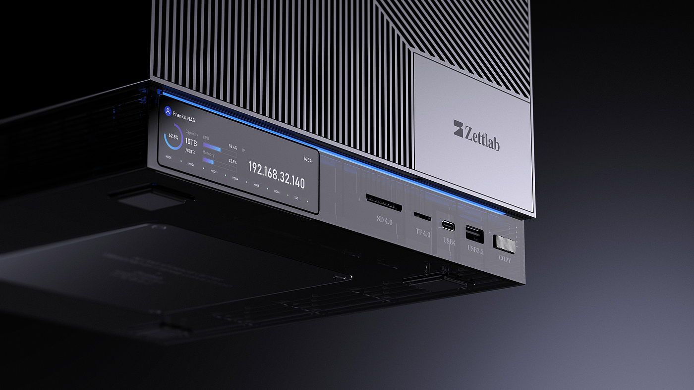zero sense curve，product design，AI Private Cloud，Network Storage，