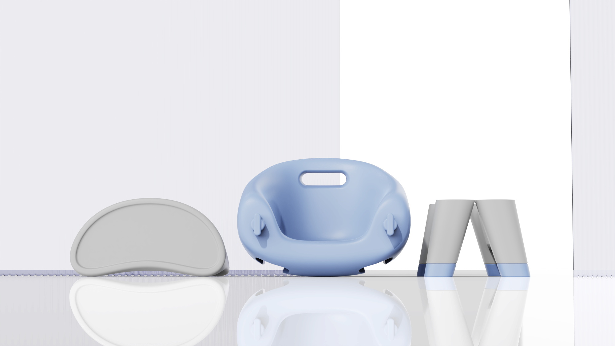 Children's products，chair，Maternal and infant products，children，Mother and baby，with a dining chair，blue，Toys，