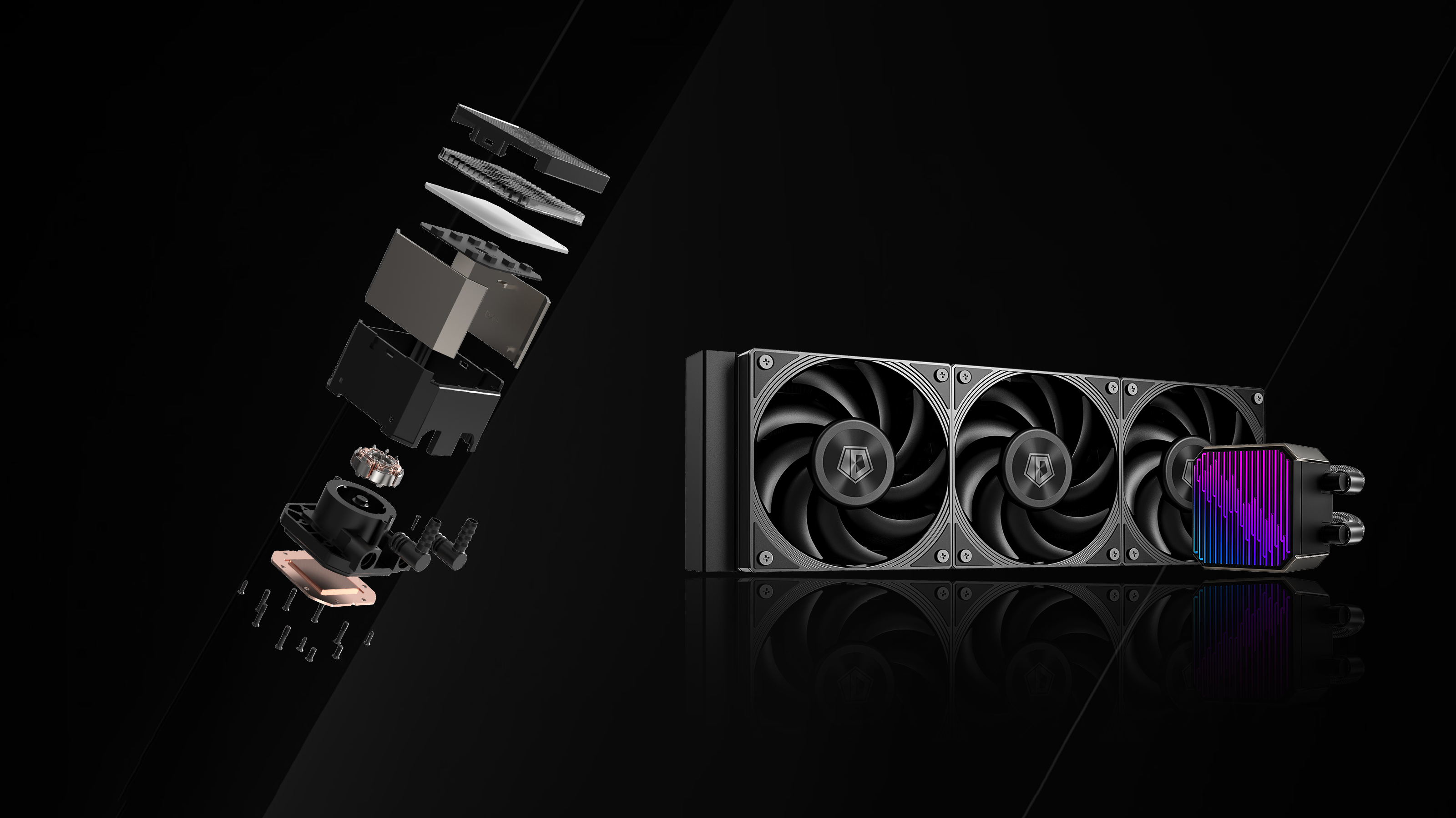 Integrated water cooling，