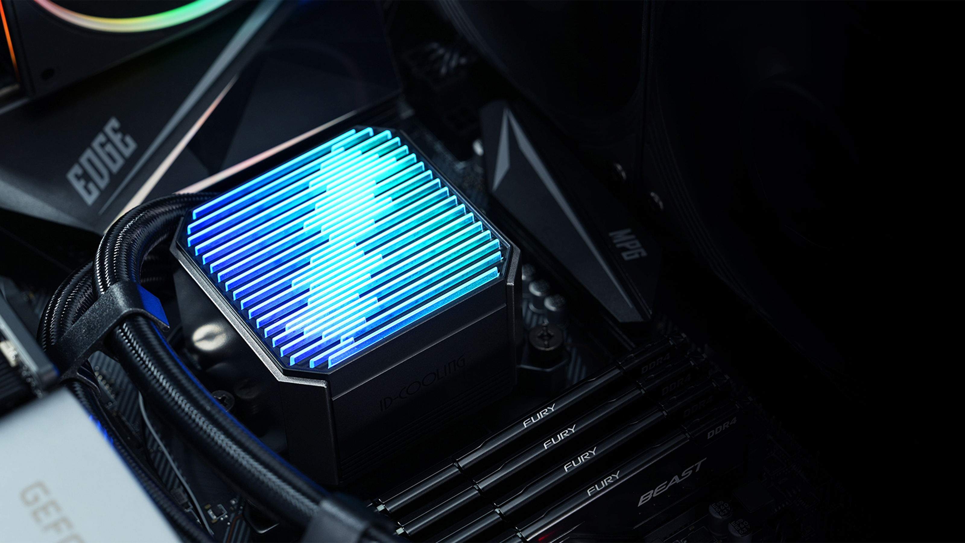 Integrated water cooling，