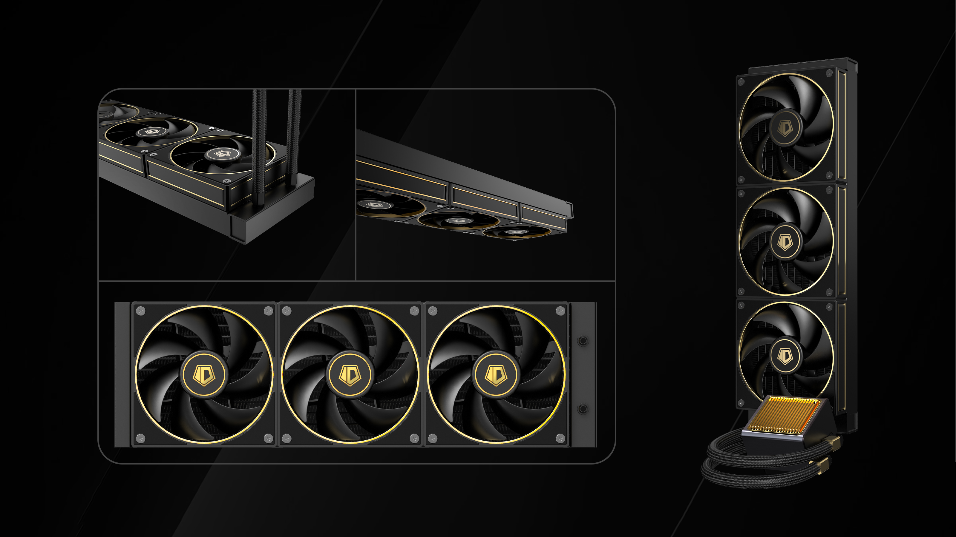 Integrated water cooling，