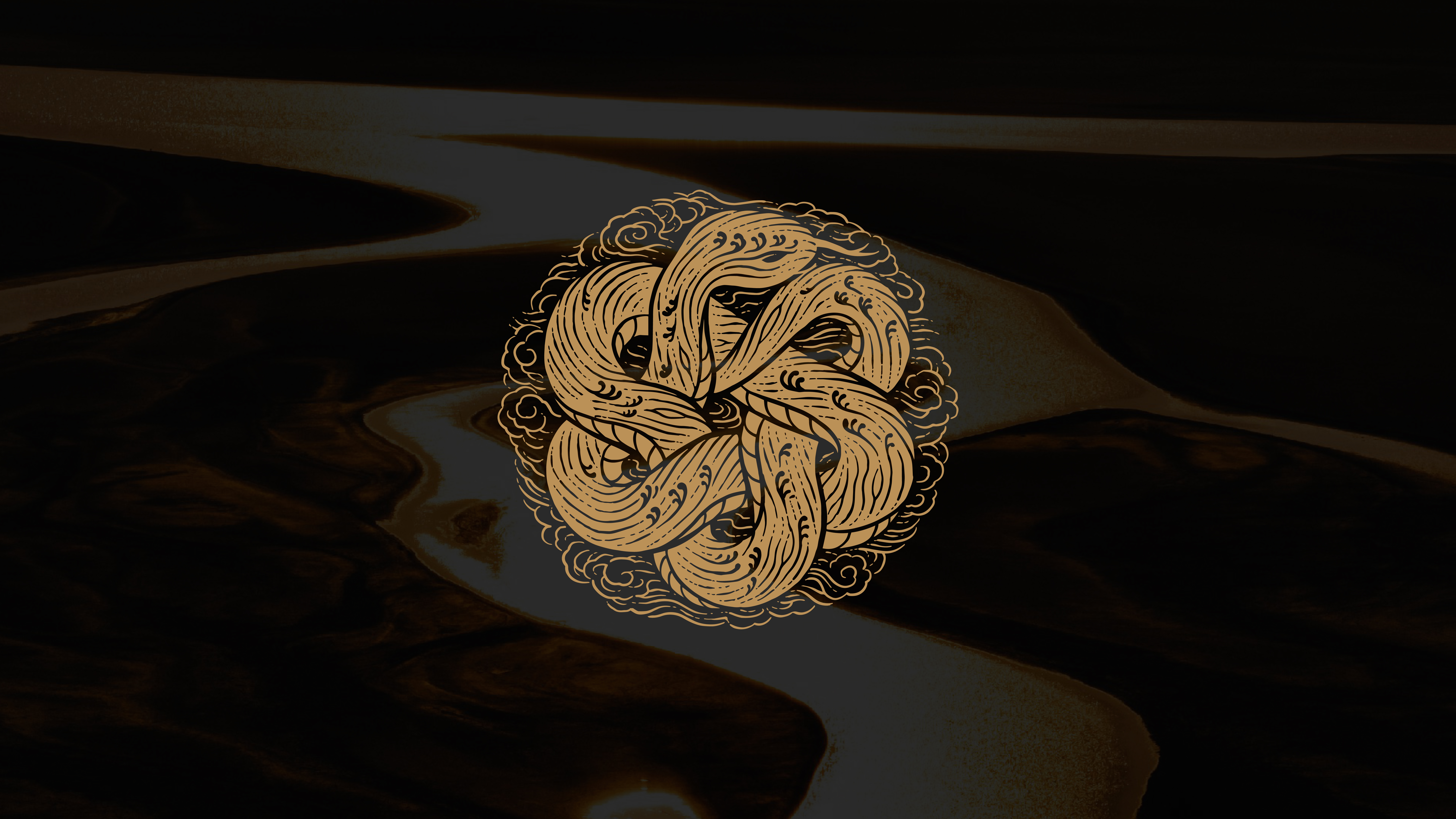 Brand design，Original design，Tea packaging，Container Development，Year of the Snake，Zodiac Tea，Poster Design ，Chinese Knot，