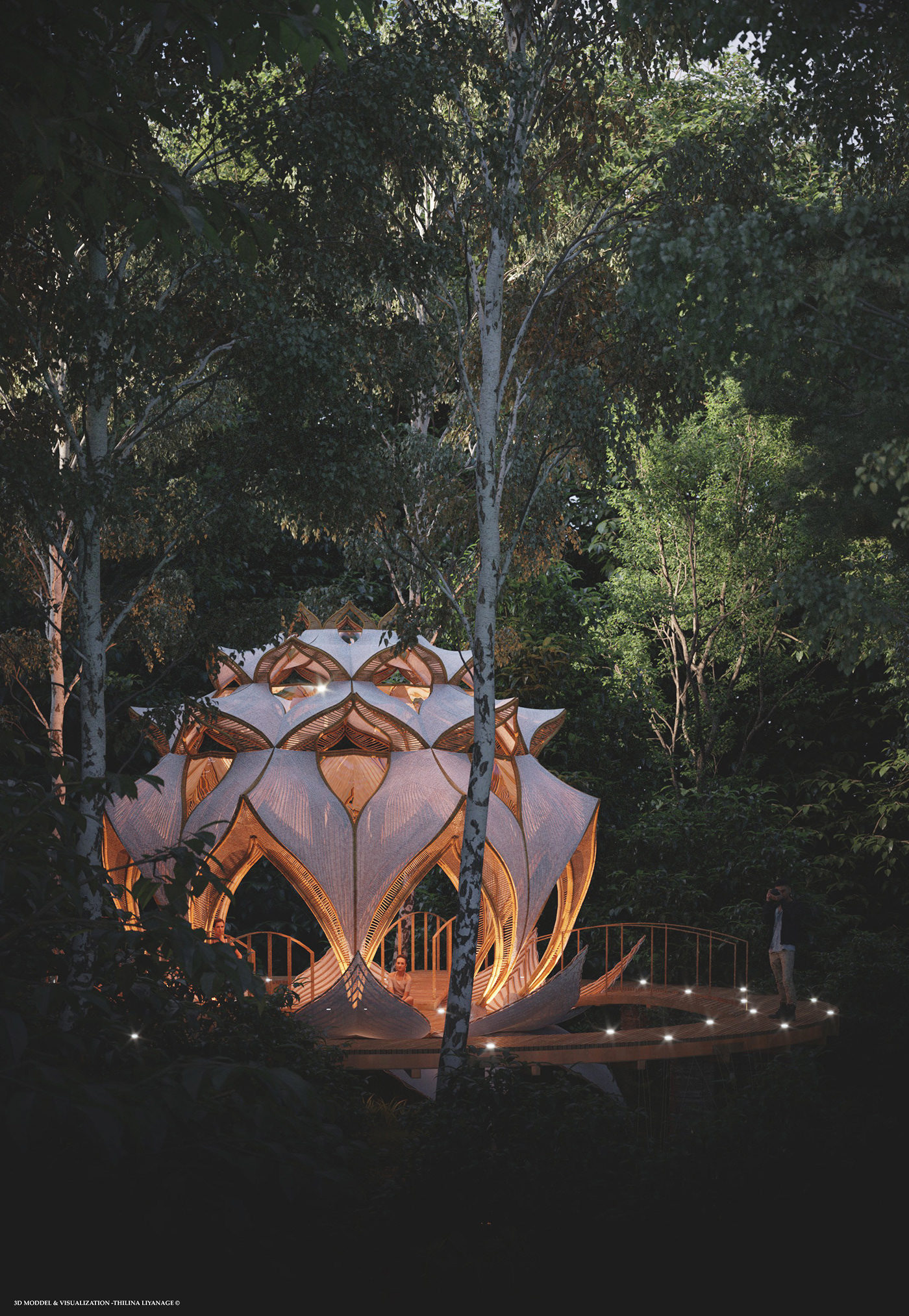 Forst，yoga，Rest place，train，